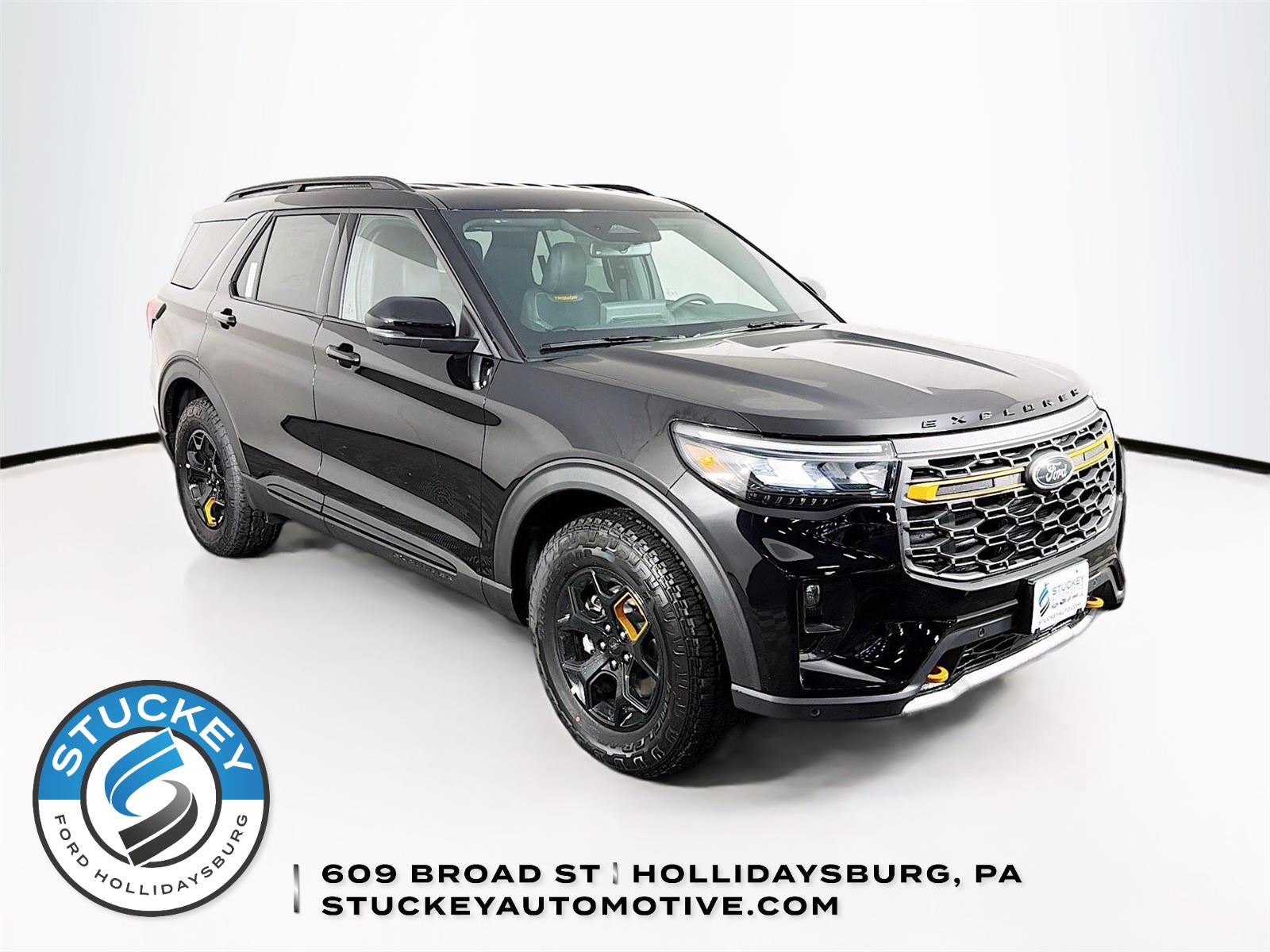 Agate Black Metallic 2026 Ford Explorer Tremor AWD SUV / Crossover All-Wheel Drive Automatic