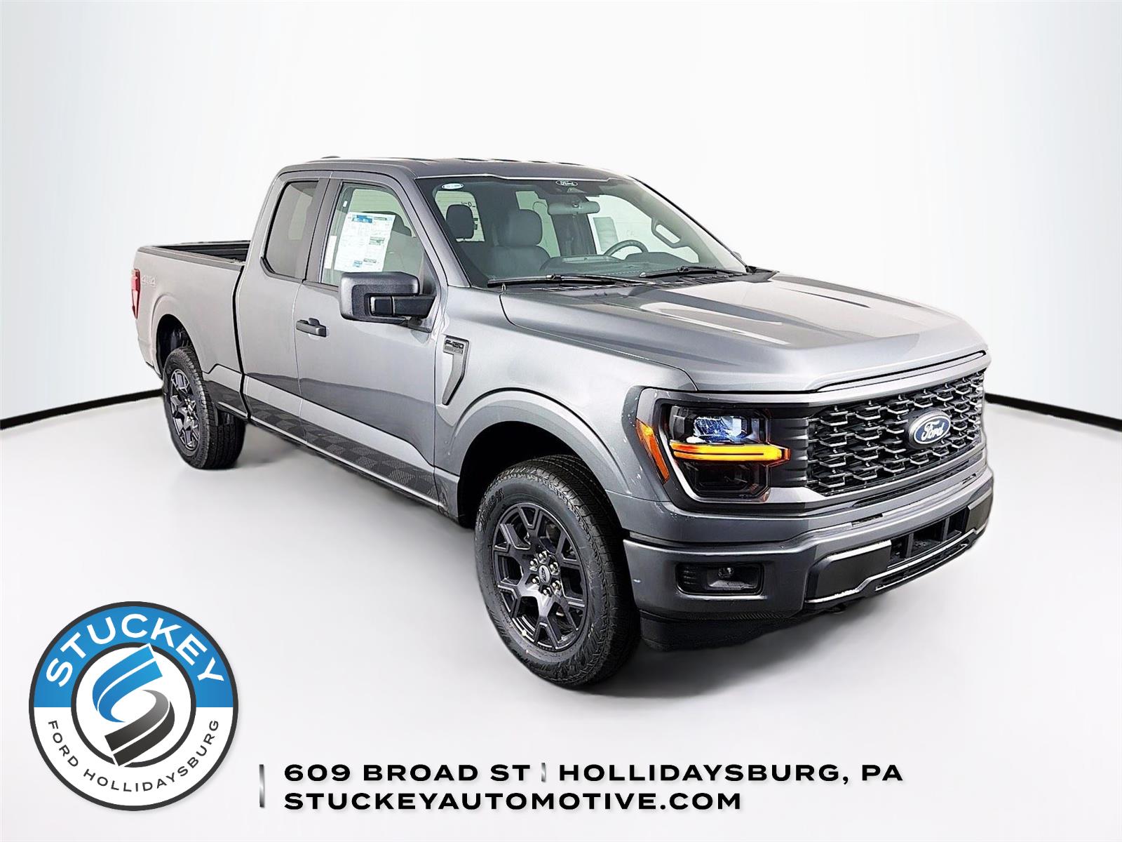 Carbonized Gray 2026 Ford F-150 STX SuperCab LB 4WD Pickup Truck Four-Wheel Drive Automatic
