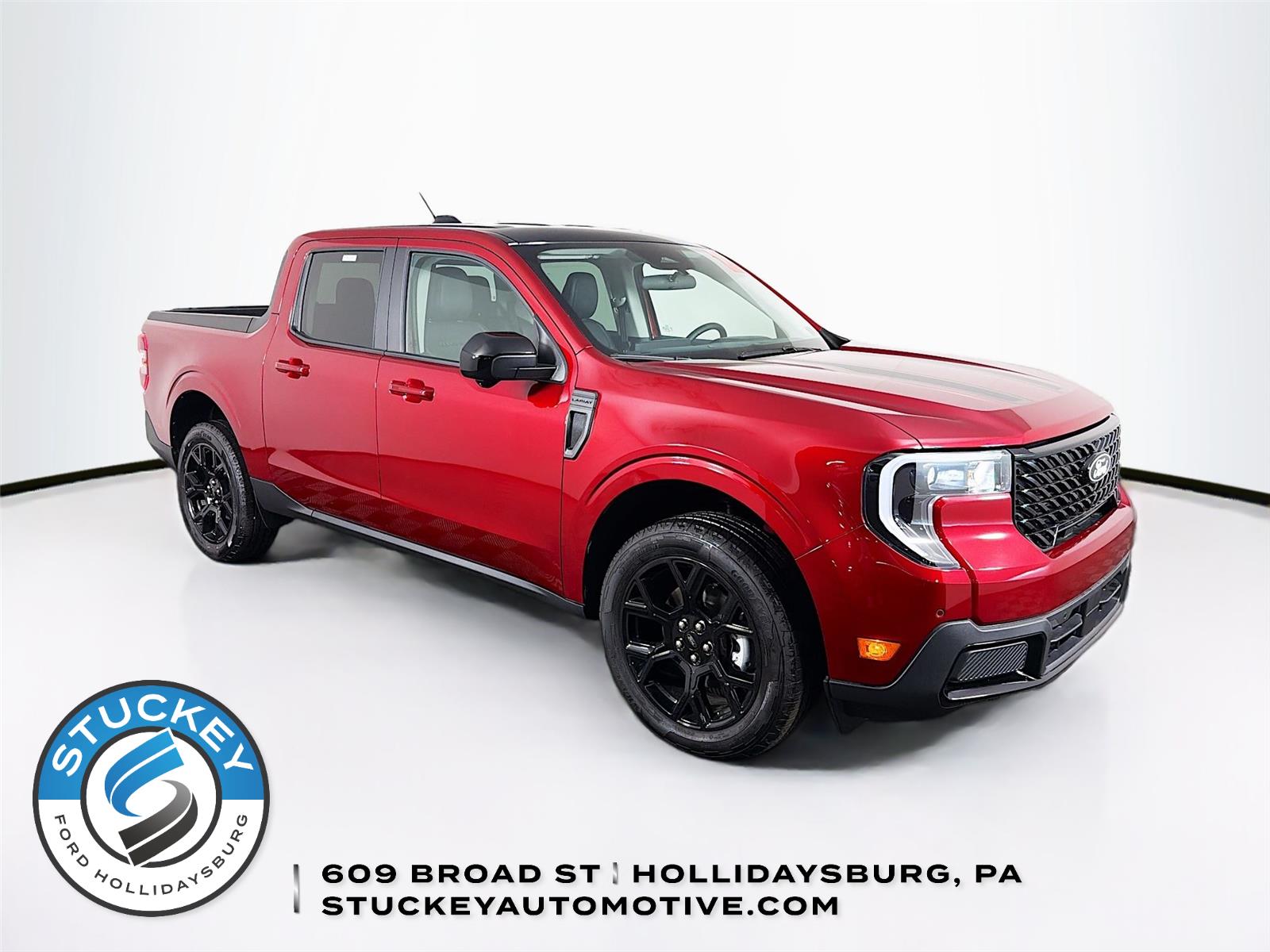 Ruby Red Metallic Tinted Clearcoat 2025 Ford Maverick Pickup Truck All-Wheel Drive 8-Speed Automatic