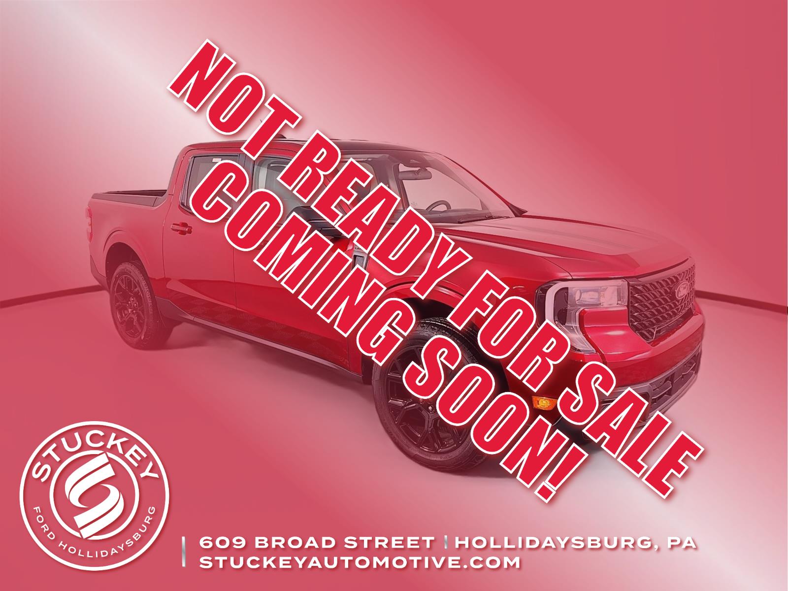 Ruby Red Metallic Tinted Clearcoat 2025 Ford Maverick Lariat SuperCrew AWD Pickup Truck All-Wheel Drive 8-Speed Automatic