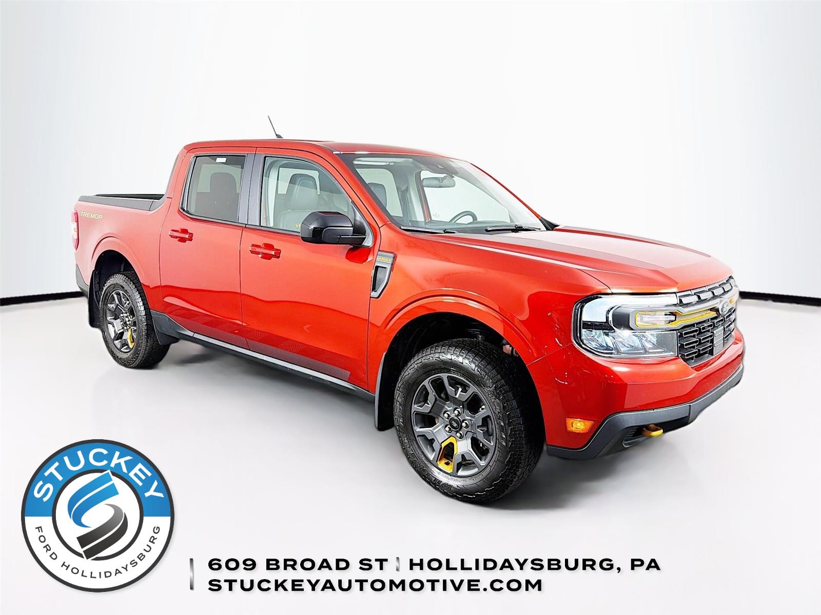 Hot Pepper Red Metallic Tinted Clearcoat 2024 Ford Maverick Lariat SuperCrew AWD Pickup Truck All-Wheel Drive 8-Speed Automatic