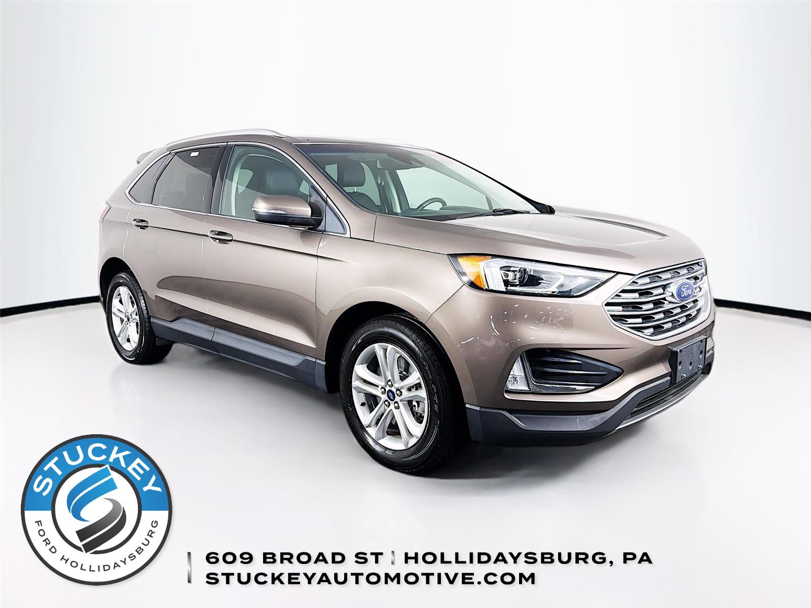 Stone Gray 2019 Ford Edge SEL AWD SUV / Crossover All-Wheel Drive 8-Speed Automatic