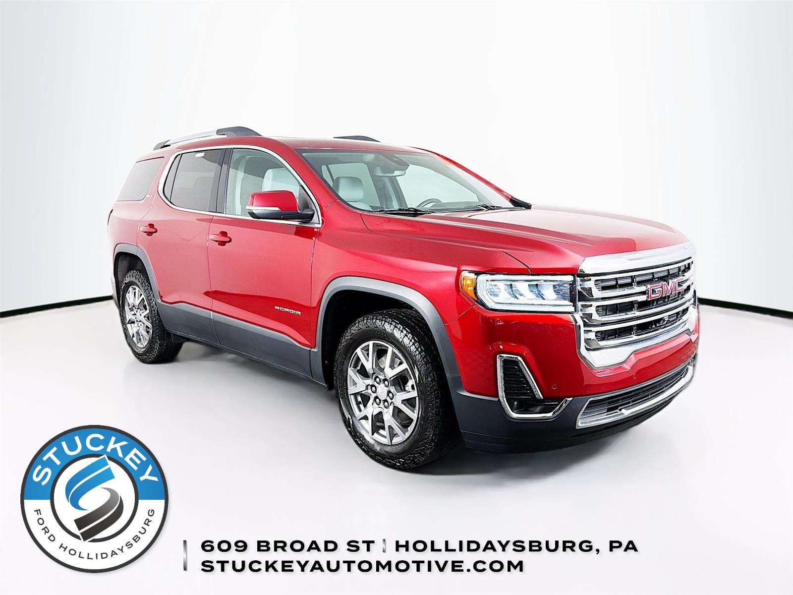 Cayenne Red Tintcoat 2021 GMC Acadia SLT AWD SUV / Crossover Four-Wheel Drive 9-Speed Automatic