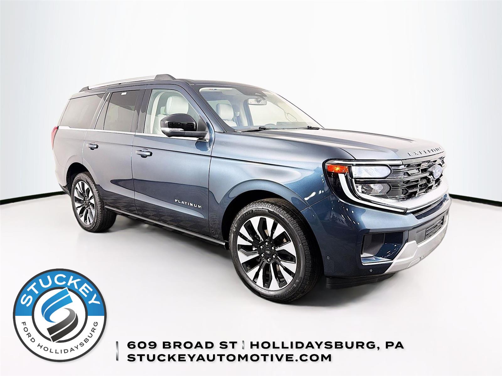 Stone Blue 2025 Ford Expedition Platinum 4WD SUV / Crossover Four-Wheel Drive Automatic