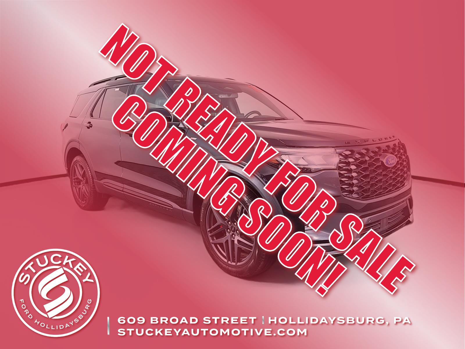 Agate Black 2025 Ford Explorer ST-Line AWD SUV / Crossover All-Wheel Drive Automatic