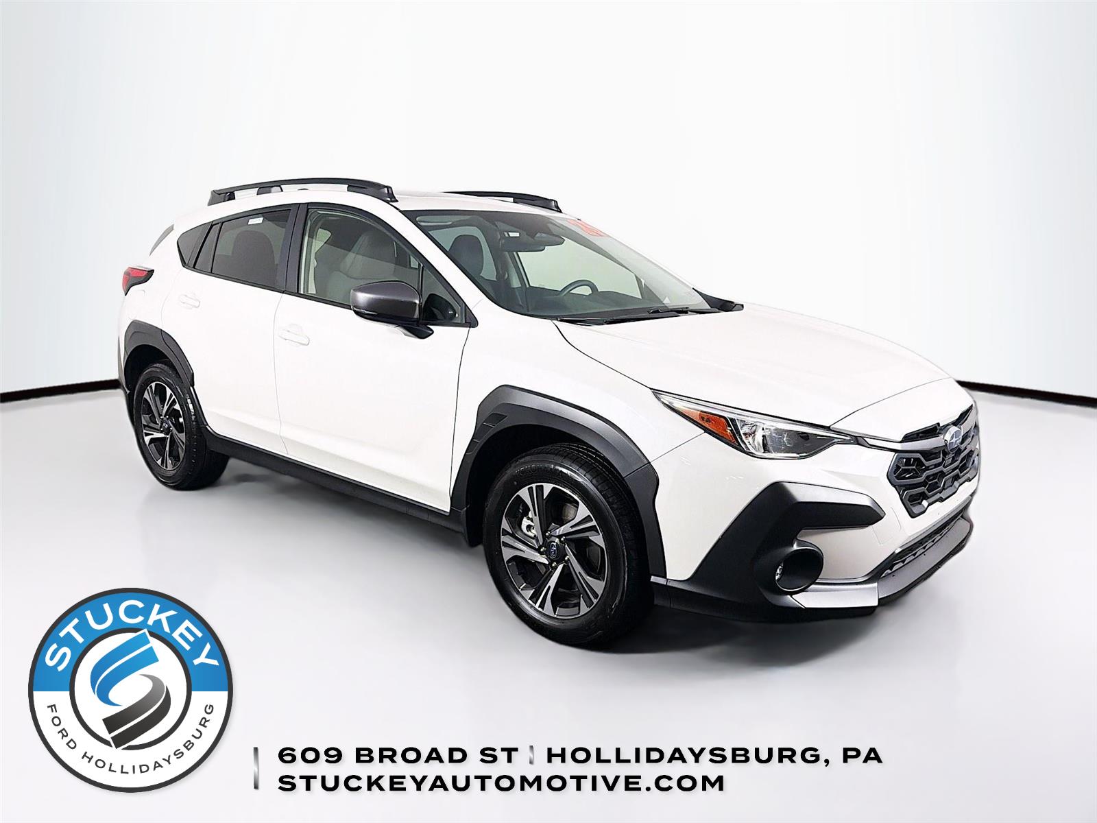 Crystal White Pearl 2025 Subaru Crosstrek Premium AWD SUV / Crossover All-Wheel Drive Continuously Variable Transmission