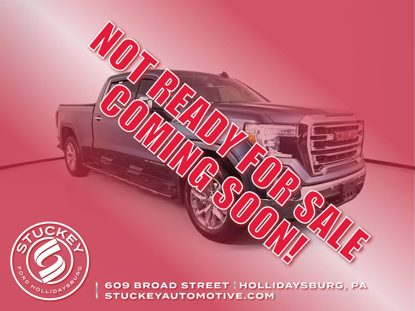 Pacific Blue Metallic 2020 GMC Sierra 1500 SLT Crew Cab 4WD Pickup Truck Four-Wheel Drive Automatic