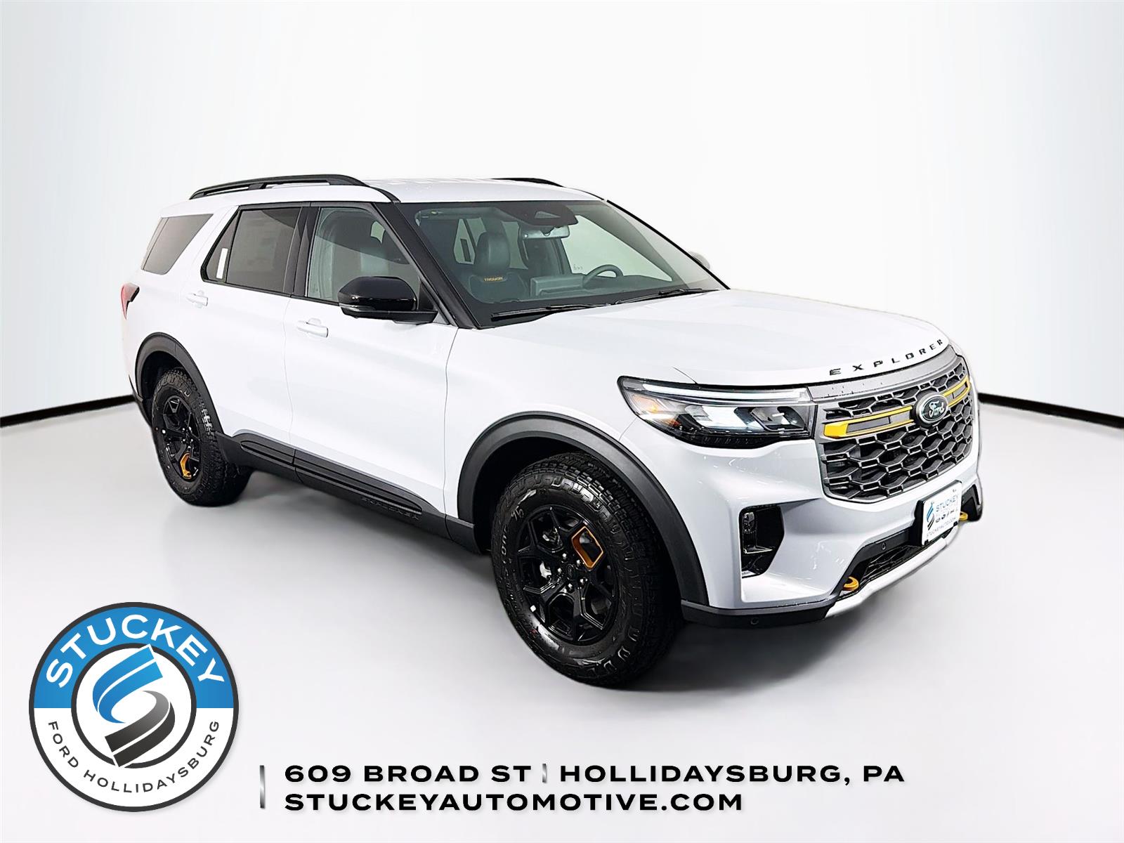 Space White Metallic 2026 Ford Explorer Tremor AWD SUV / Crossover All-Wheel Drive Automatic
