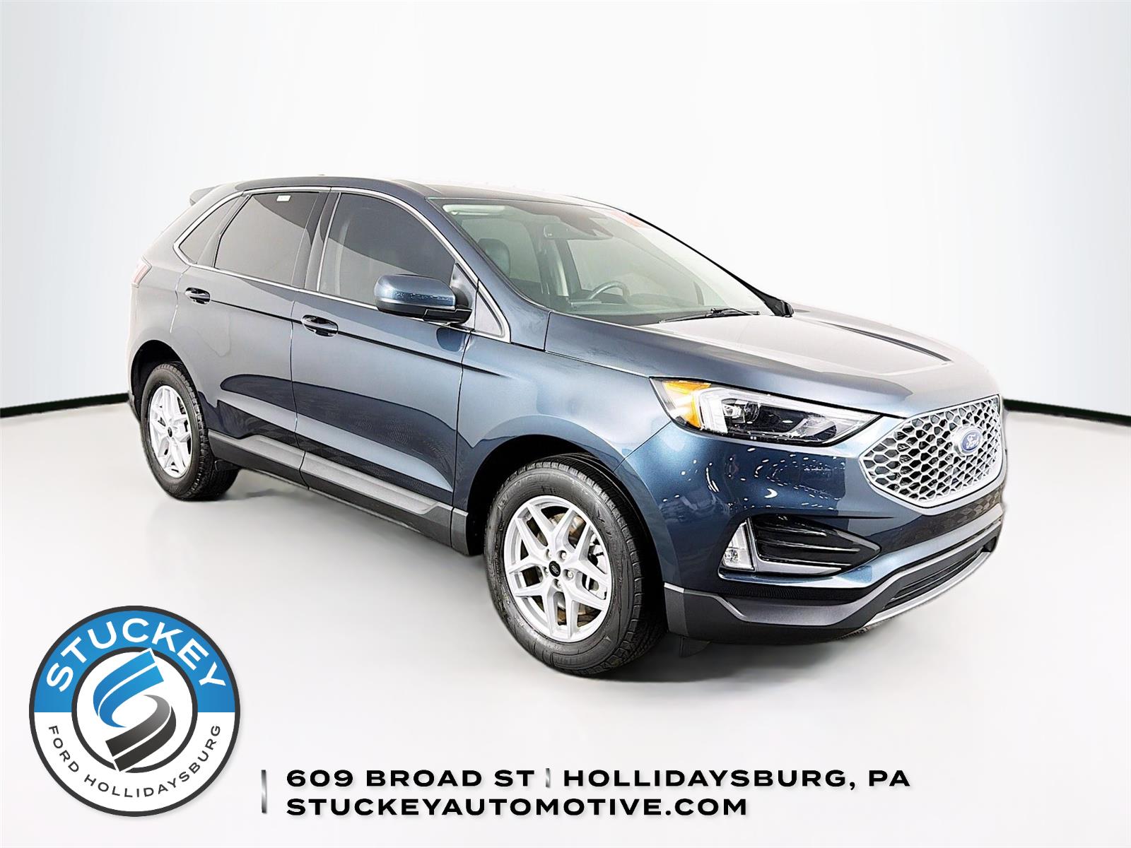 Stone Blue 2024 Ford Edge SEL AWD SUV / Crossover All-Wheel Drive 8-Speed Automatic