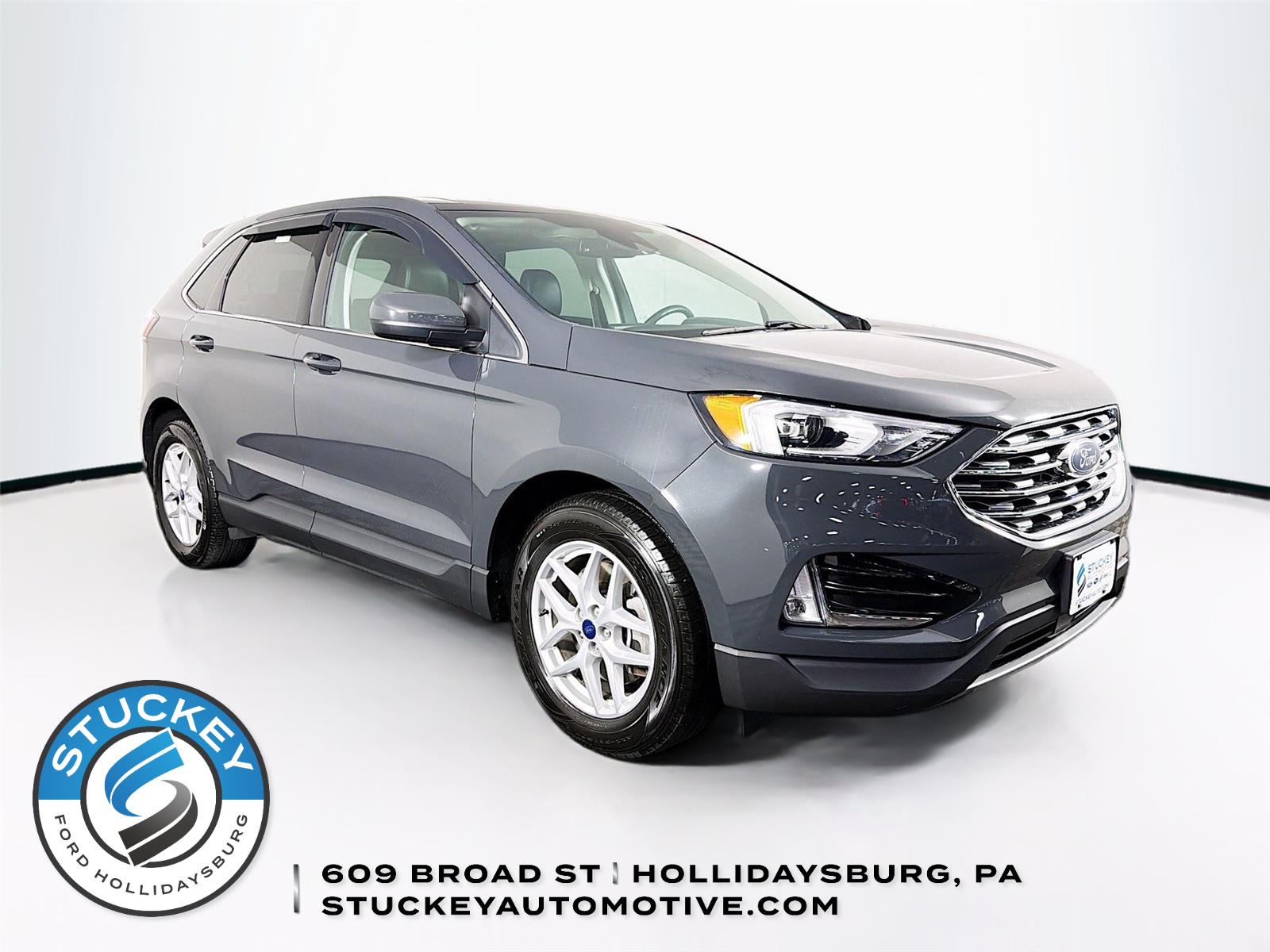 Lithium Gray 2021 Ford Edge SEL AWD SUV / Crossover All-Wheel Drive 8-Speed Automatic