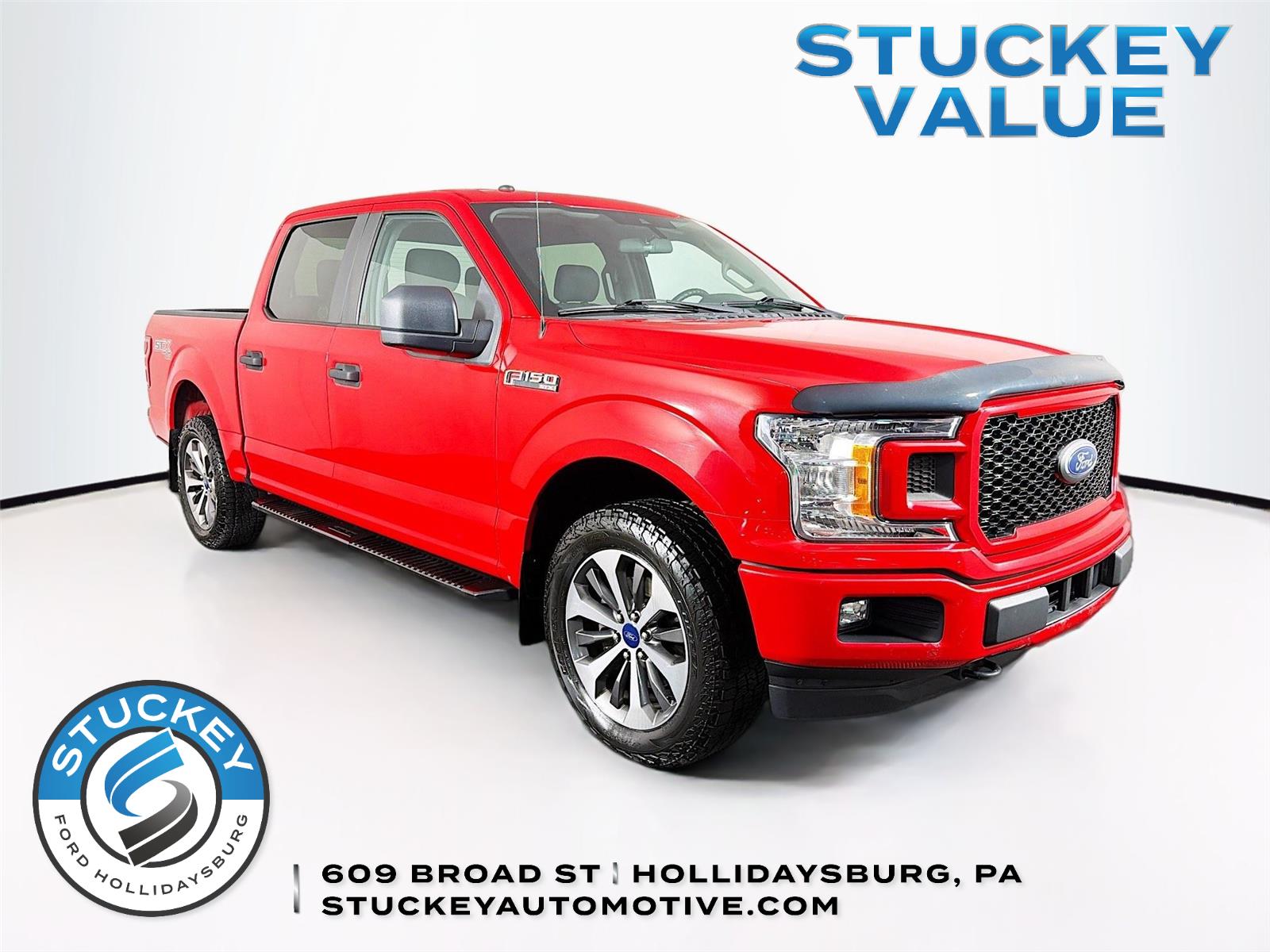 Race Red 2019 Ford F-150 XL SuperCrew 4WD Pickup Truck Four-Wheel Drive Automatic