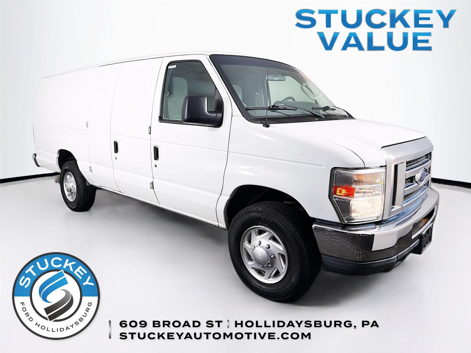 Oxford White 2012 Ford E-Series E-350 Super Duty Extended Cargo Van Van Rear-Wheel Drive 4-Speed Automatic Overdrive