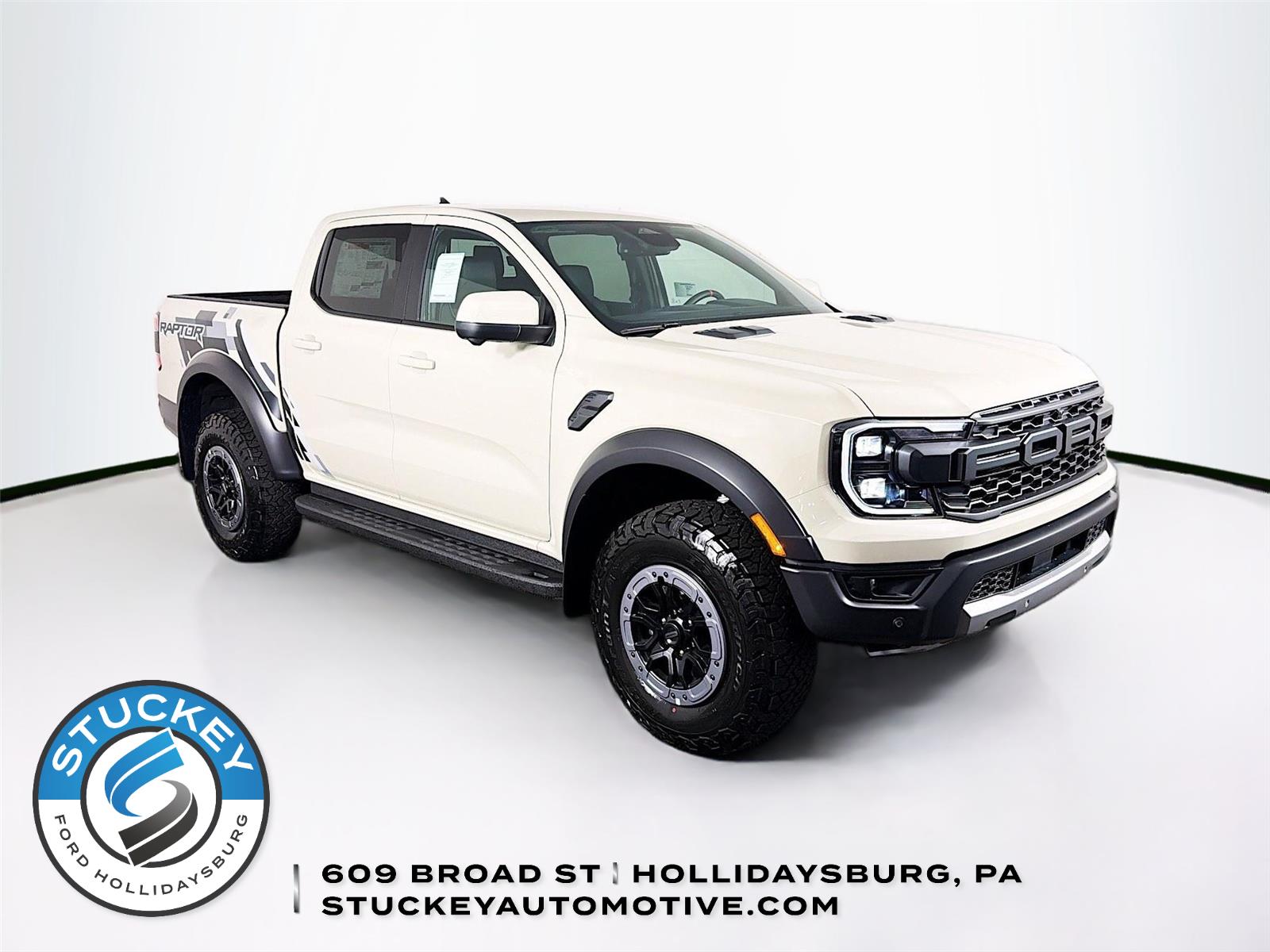 Desert Sand 2026 Ford Ranger Raptor SuperCrew 4WD Pickup Truck Four-Wheel Drive Automatic