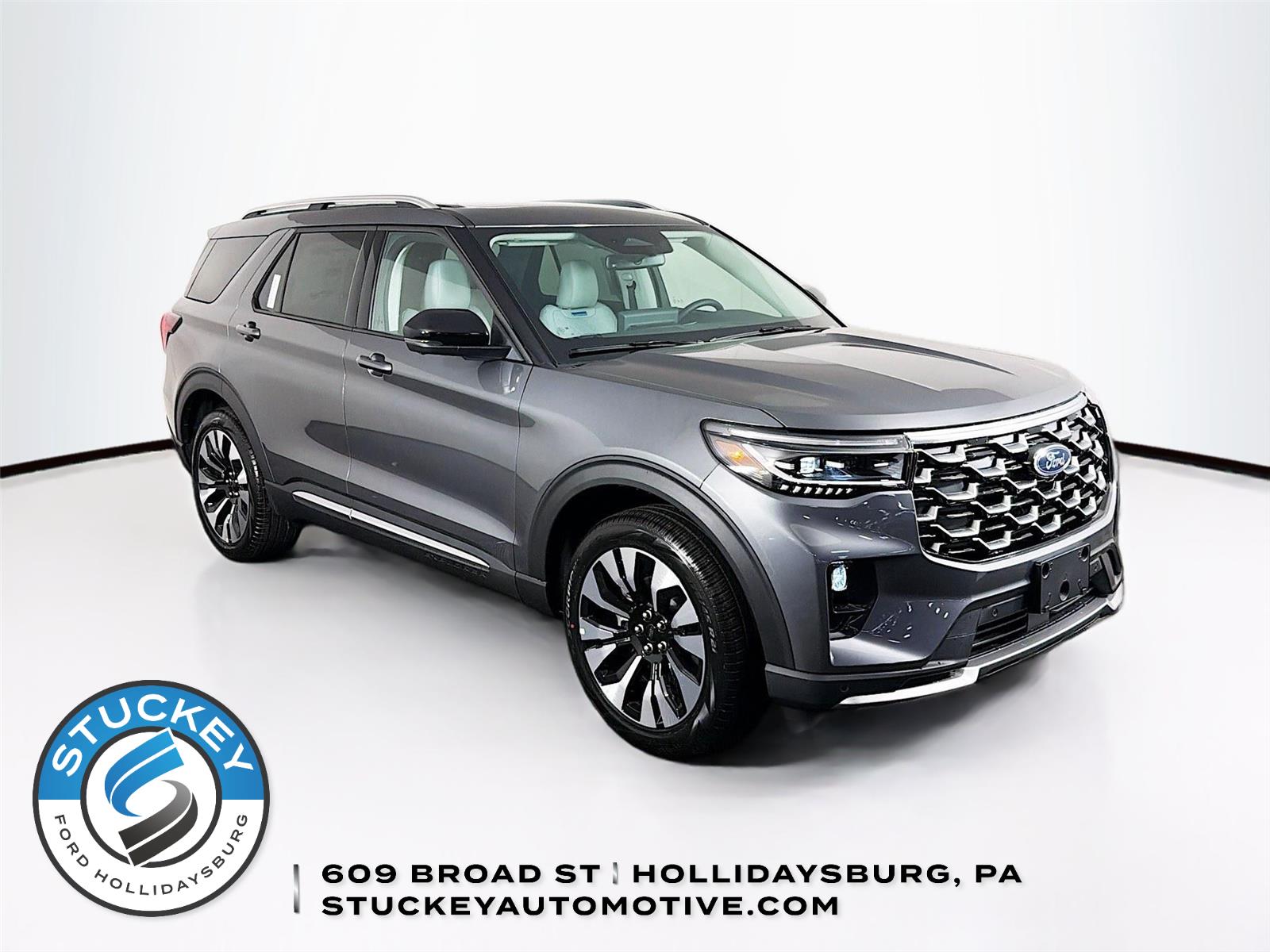 Carbonized Gray 2026 Ford Explorer SUV / Crossover All-Wheel Drive Automatic
