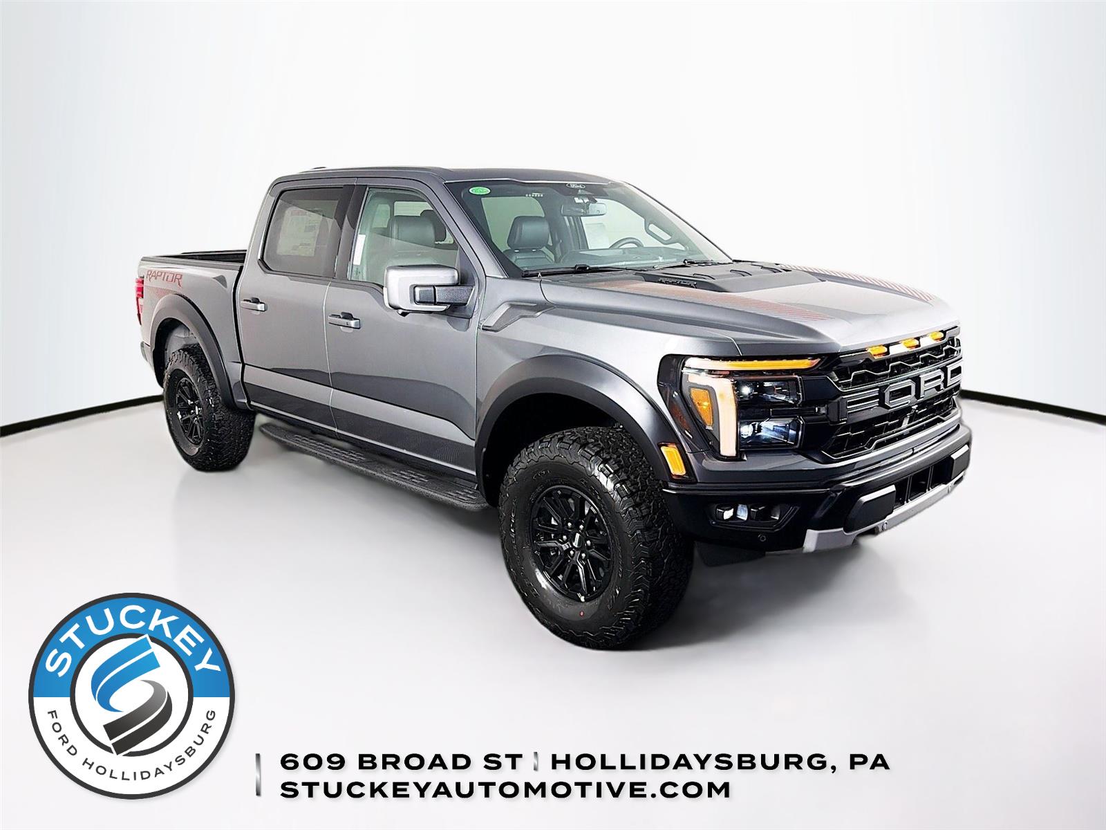 Carbonized Gray 2026 Ford F-150 Raptor SuperCrew 4WD Pickup Truck Four-Wheel Drive Automatic