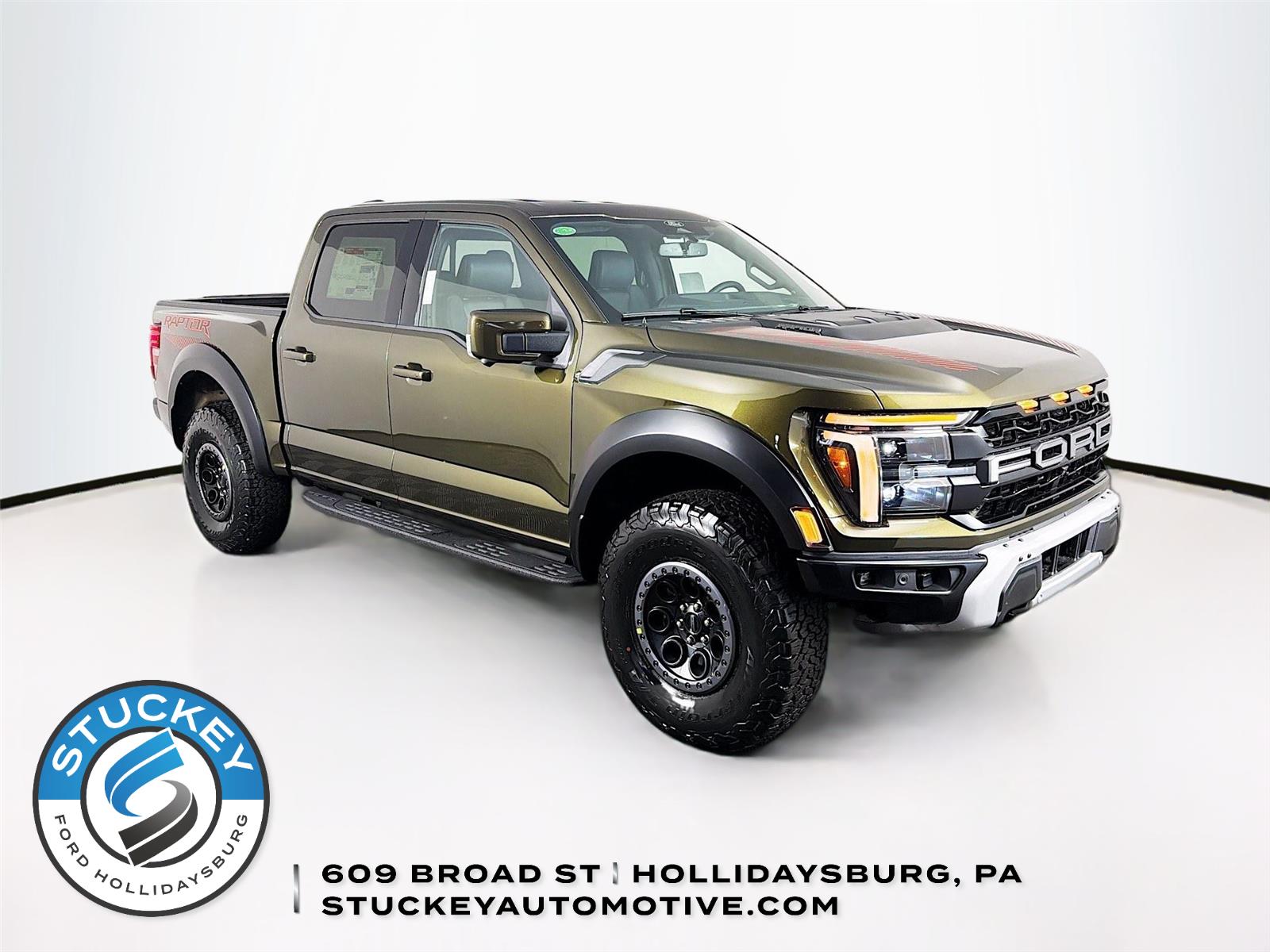 Shelter Green 2026 Ford F-150 Raptor SuperCrew 4WD Pickup Truck Four-Wheel Drive Automatic