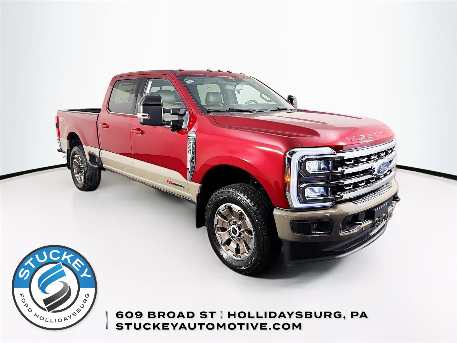 Ruby Red Metallic Tinted Clearcoat/Marsh Gray 2026 Ford F-250 Super Duty Pickup Truck Four-Wheel Drive Automatic