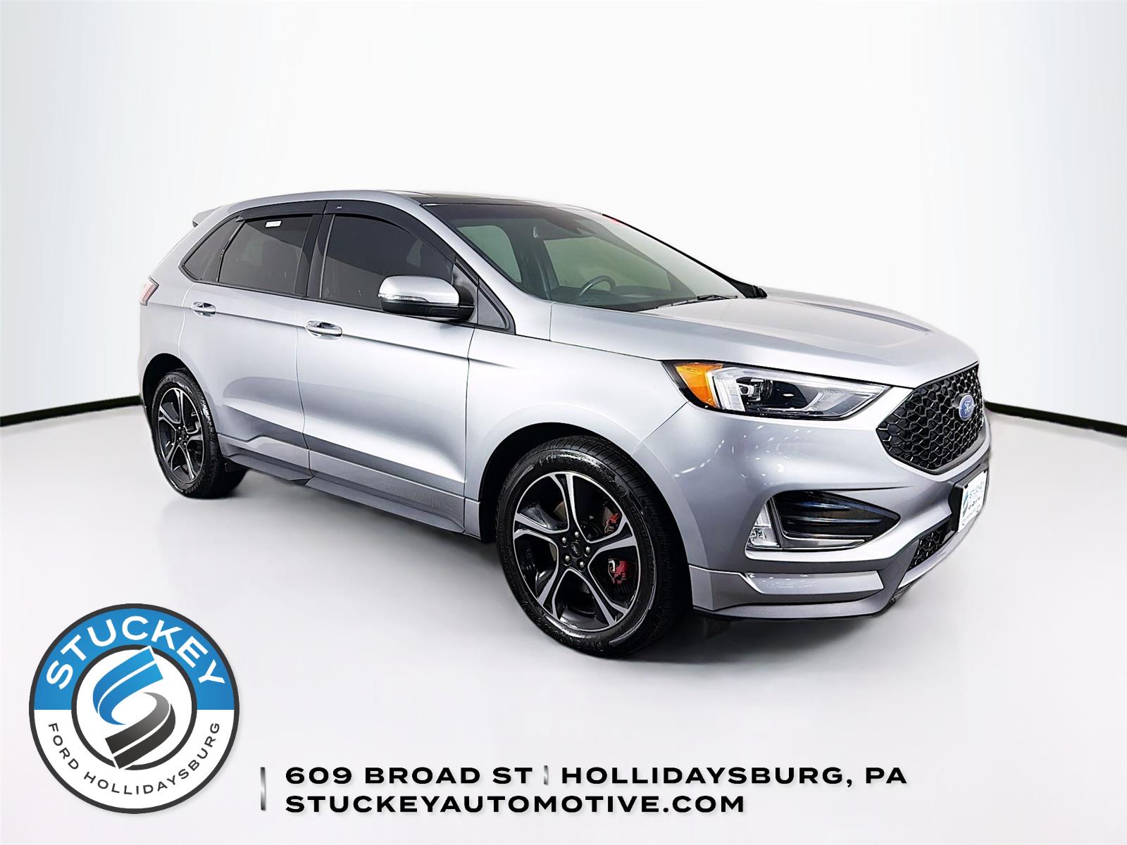 Iconic Silver 2020 Ford Edge SUV / Crossover All-Wheel Drive 8-Speed Automatic