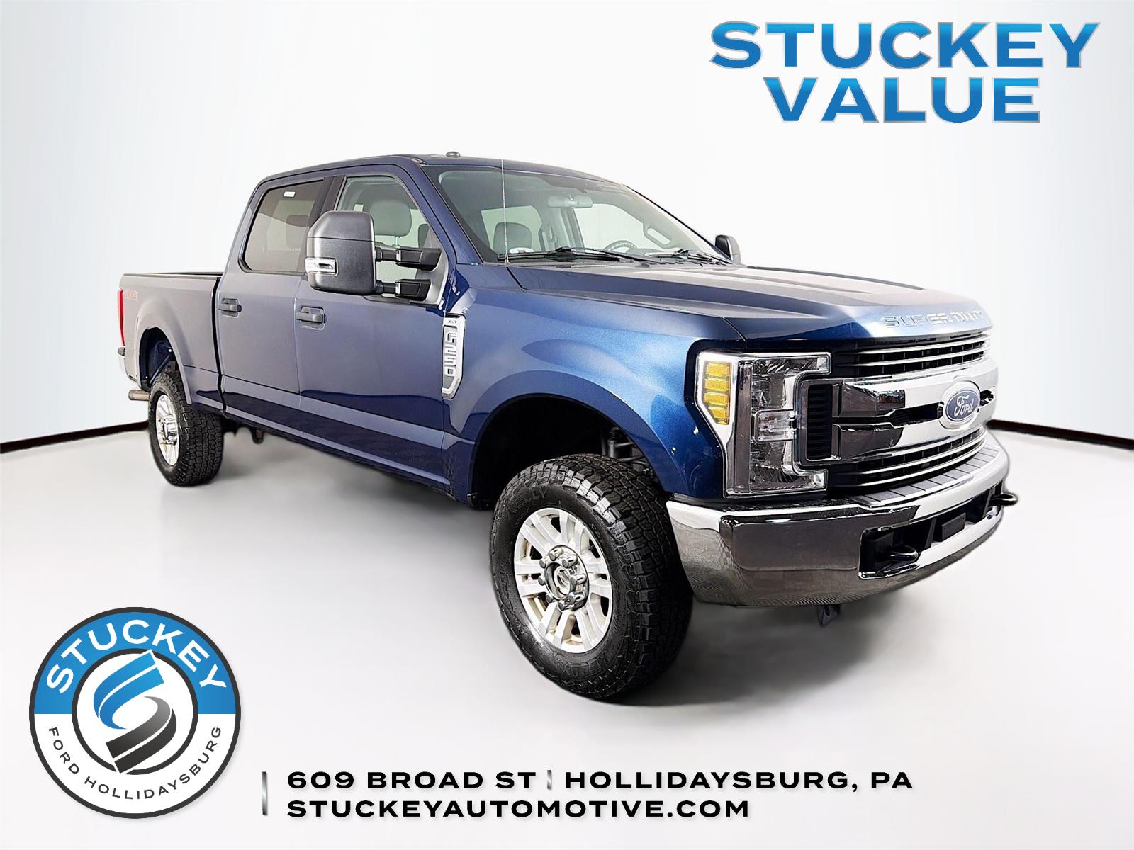 Blue Jeans 2019 Ford F-250 Super Duty Pickup Truck Four-Wheel Drive 6-Speed Automatic