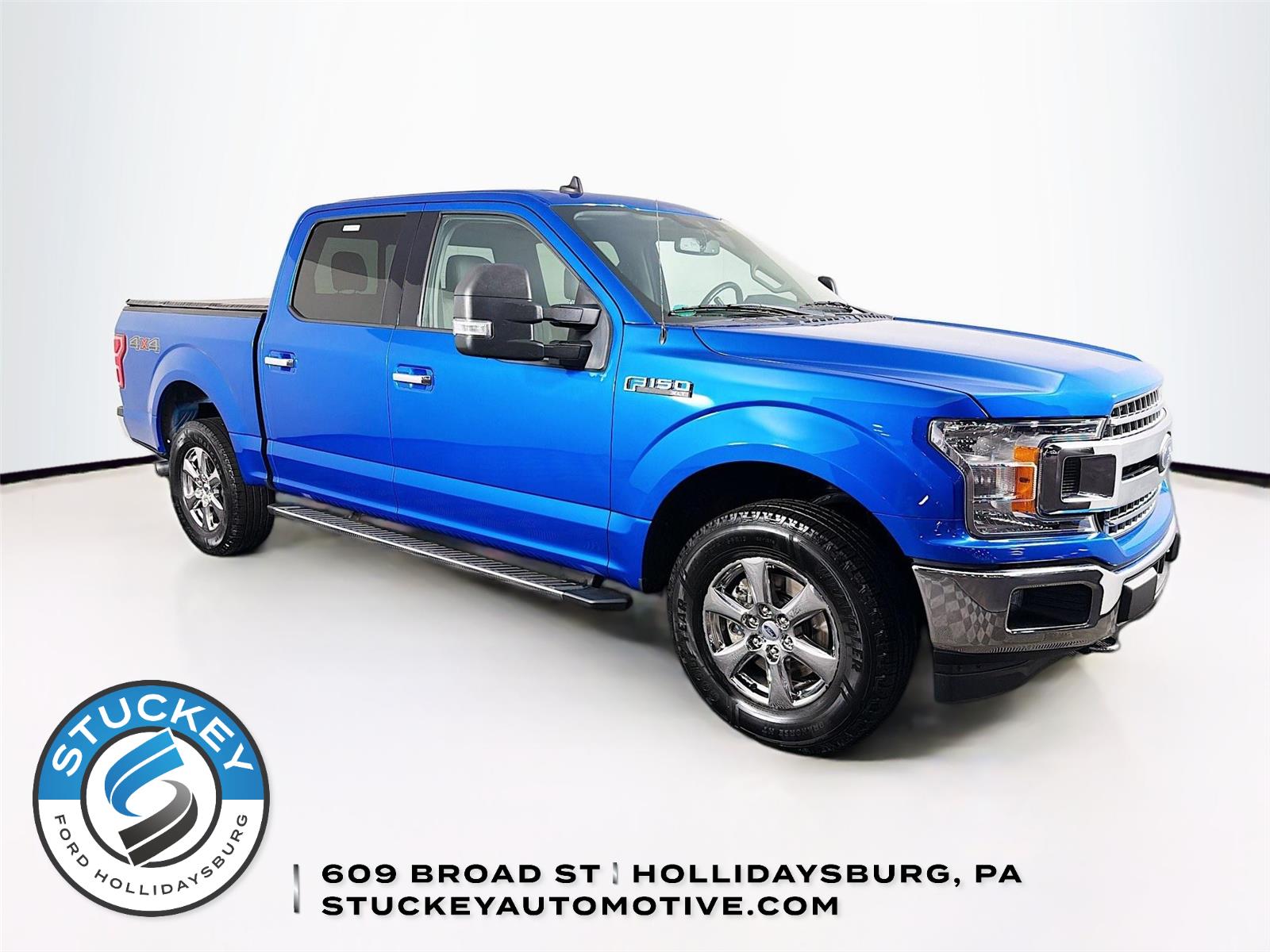 Velocity Blue 2019 Ford F-150 Pickup Truck Four-Wheel Drive Automatic