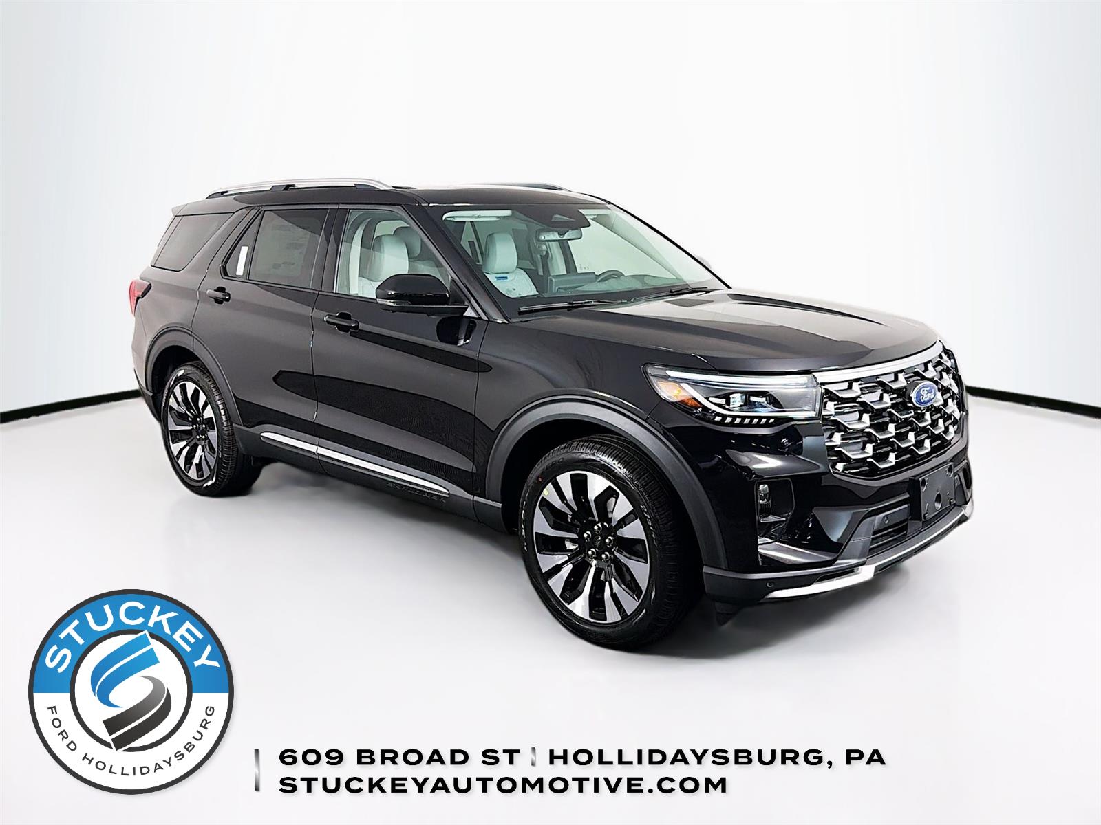 Agate Black 2026 Ford Explorer SUV / Crossover All-Wheel Drive Automatic