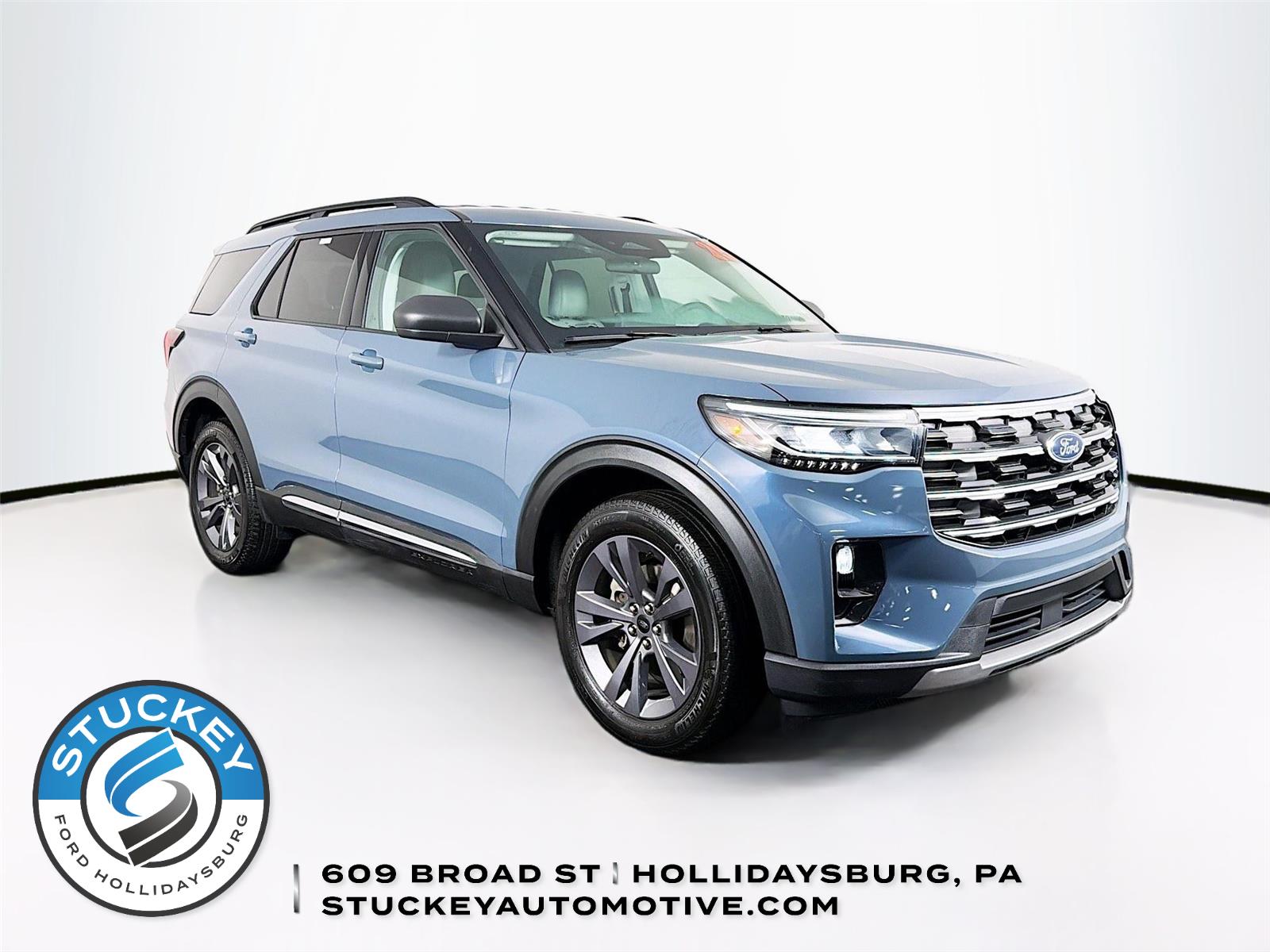 Vapor Blue 2025 Ford Explorer SUV / Crossover All-Wheel Drive Automatic