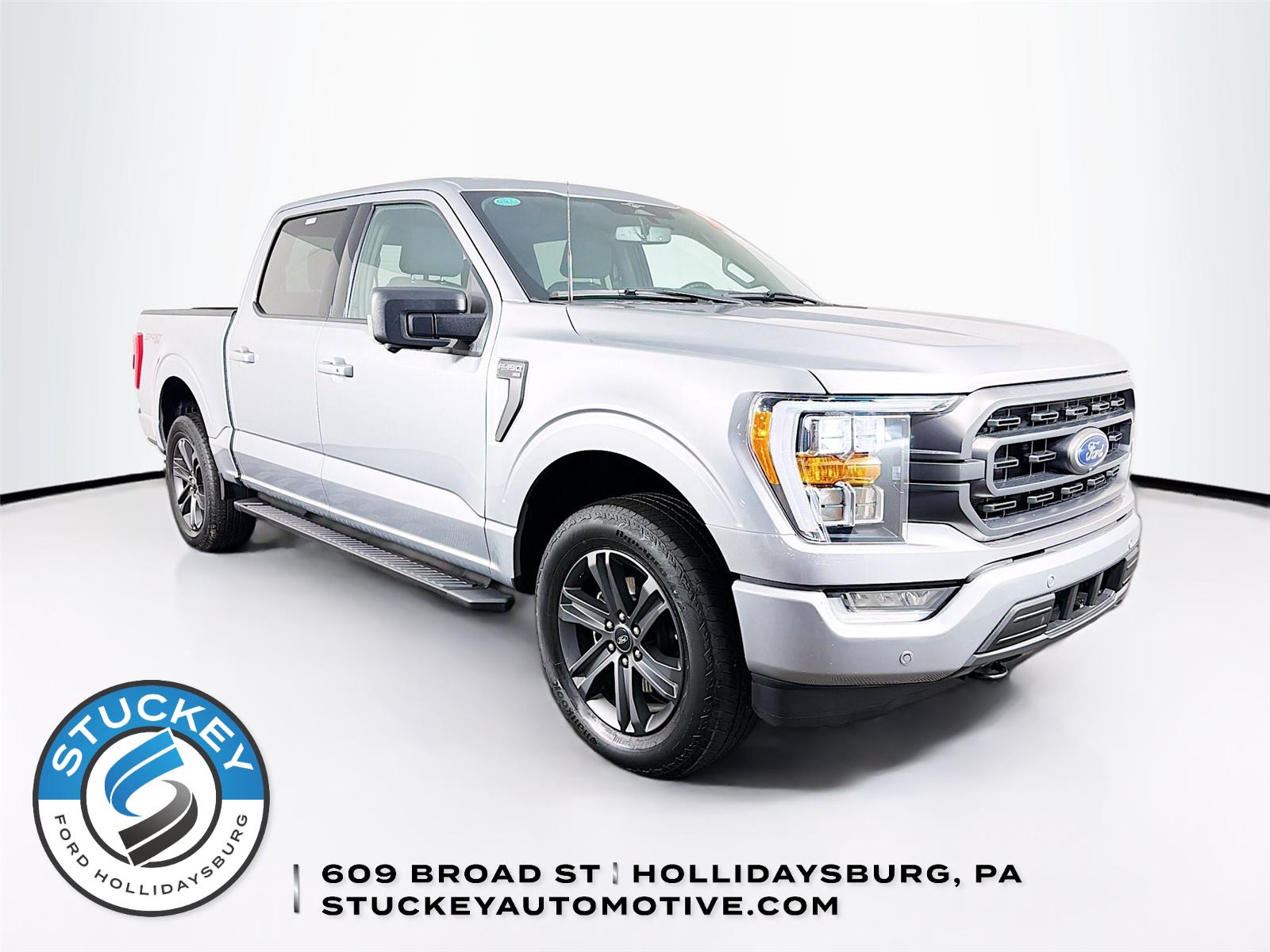 Iconic Silver 2023 Ford F-150 Pickup Truck Four-Wheel Drive Automatic