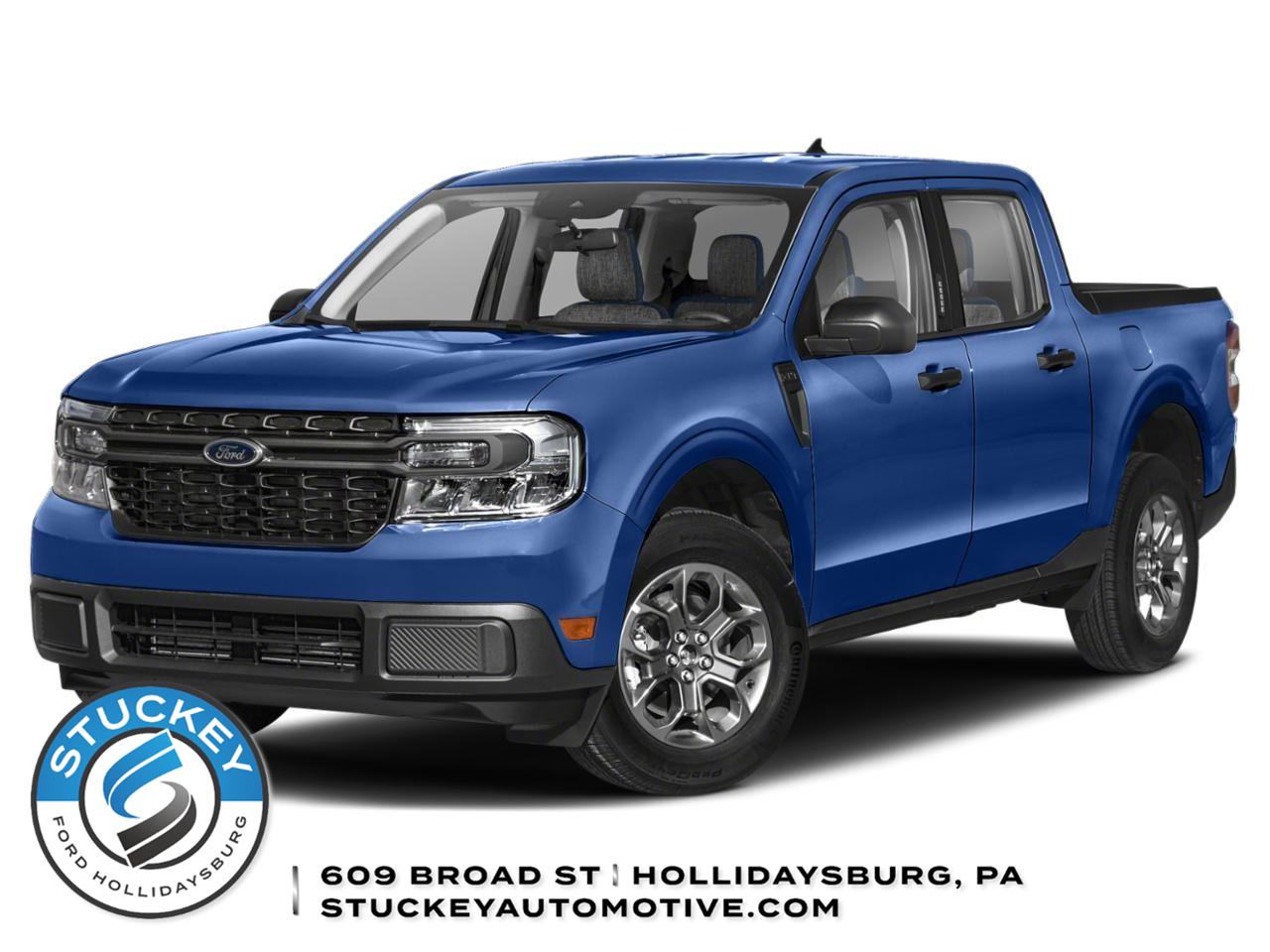 Atlas Blue Metallic 2023 Ford Maverick Pickup Truck All-Wheel Drive 8-Speed Automatic