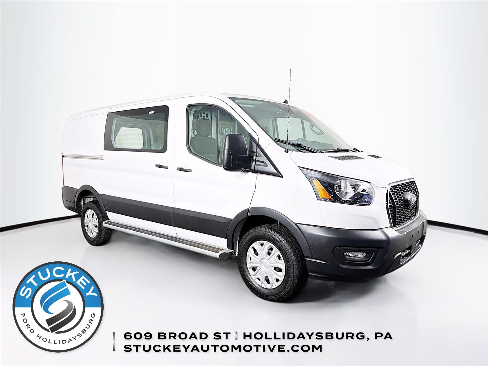 Oxford White 2025 Ford Transit Cargo Van Rear-Wheel Drive Automatic