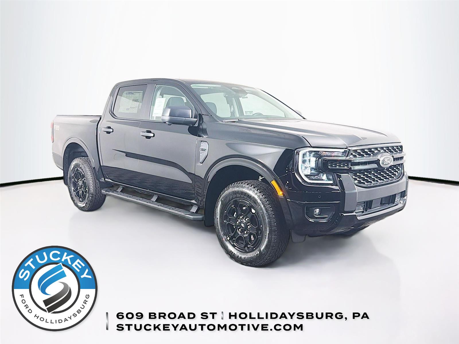 Shadow Black 2026 Ford Ranger Pickup Truck Four-Wheel Drive Automatic