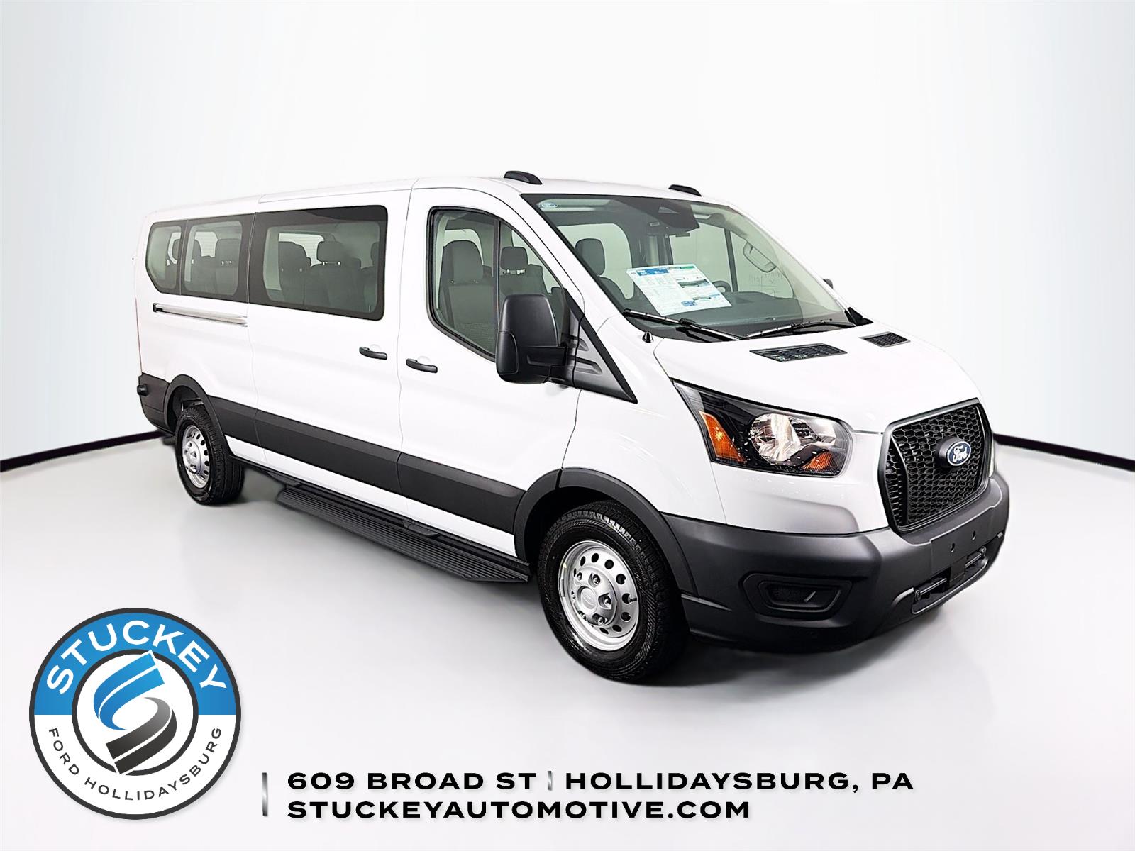 Oxford White 2026 Ford Transit Passenger Van All-Wheel Drive 