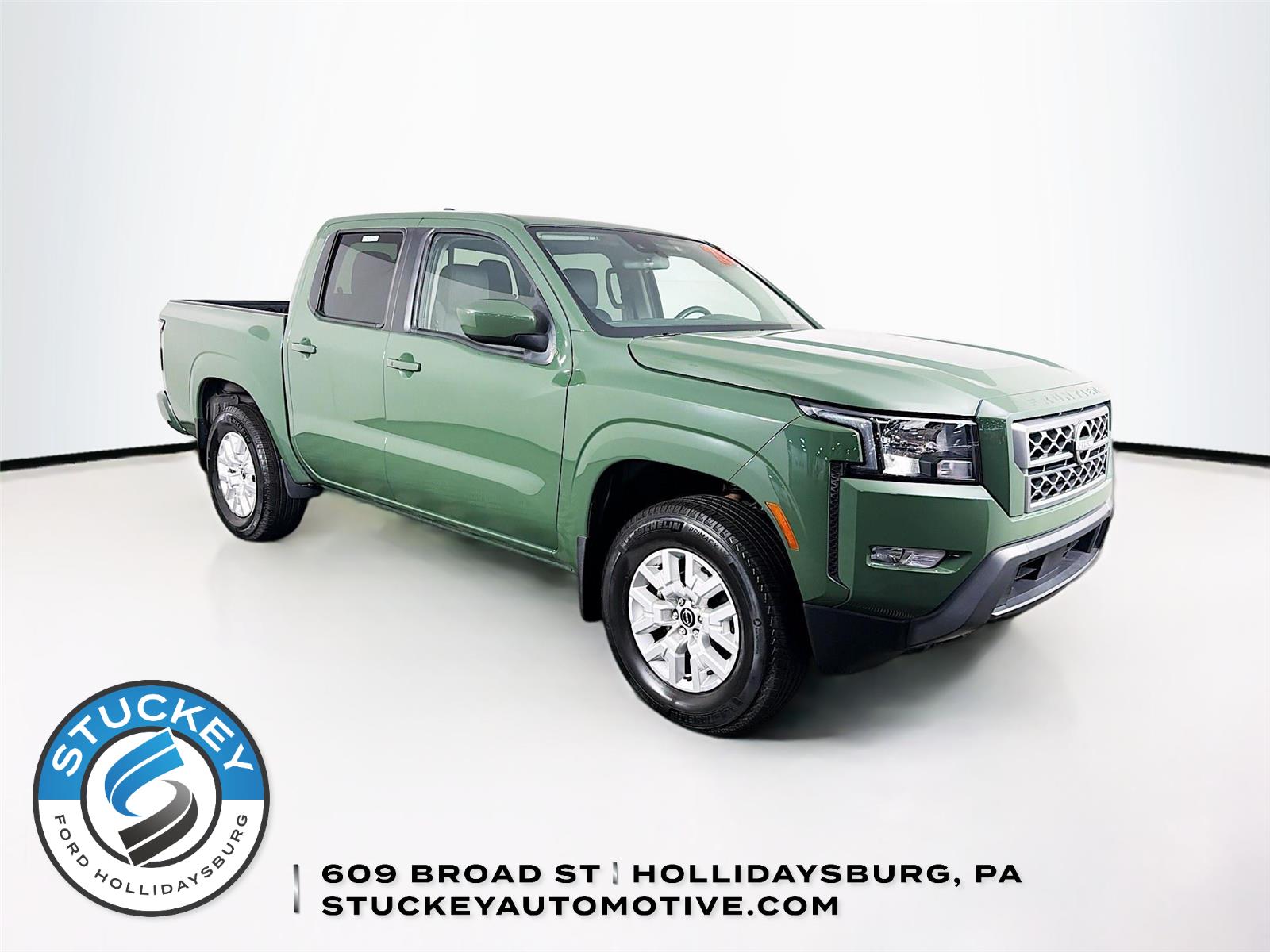 Tactical Green Metallic 2024 Nissan Frontier Pickup Truck Four-Wheel Drive Automatic