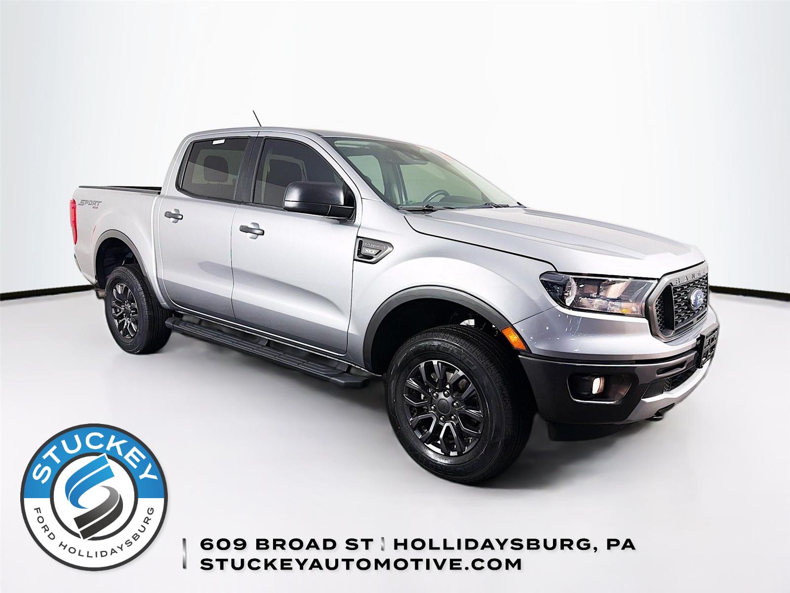 Iconic Silver 2020 Ford Ranger Pickup Truck Four-Wheel Drive Automatic