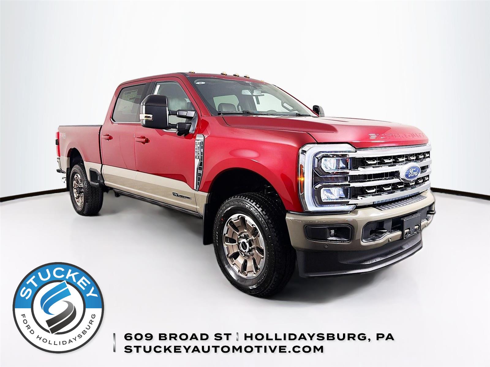 Ruby Red Metallic Tinted Clearcoat/Marsh Gray 2026 Ford F-250 Super Duty Pickup Truck Four-Wheel Drive Automatic