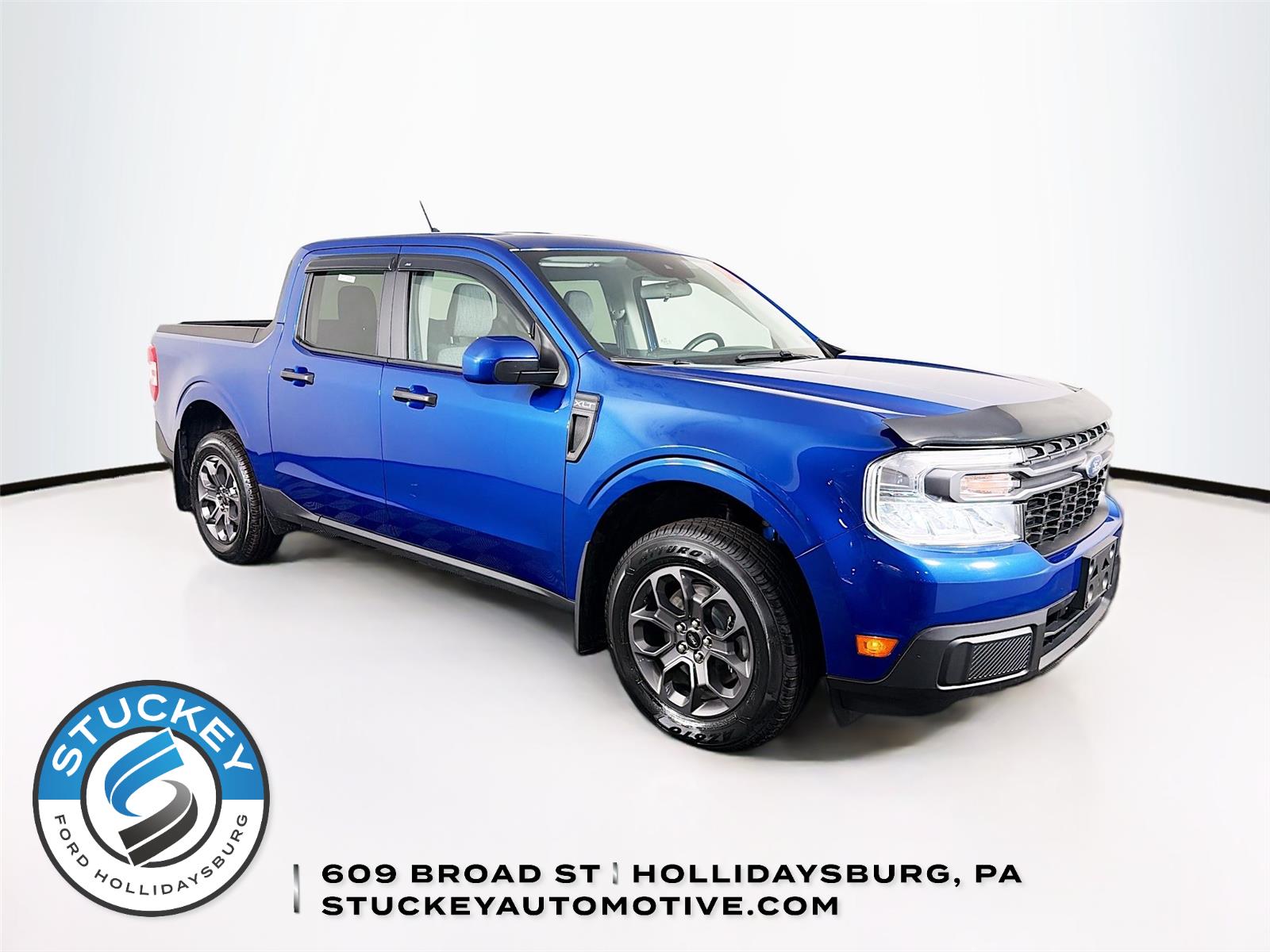 Atlas Blue Metallic 2023 Ford Maverick Pickup Truck All-Wheel Drive 8-Speed Automatic