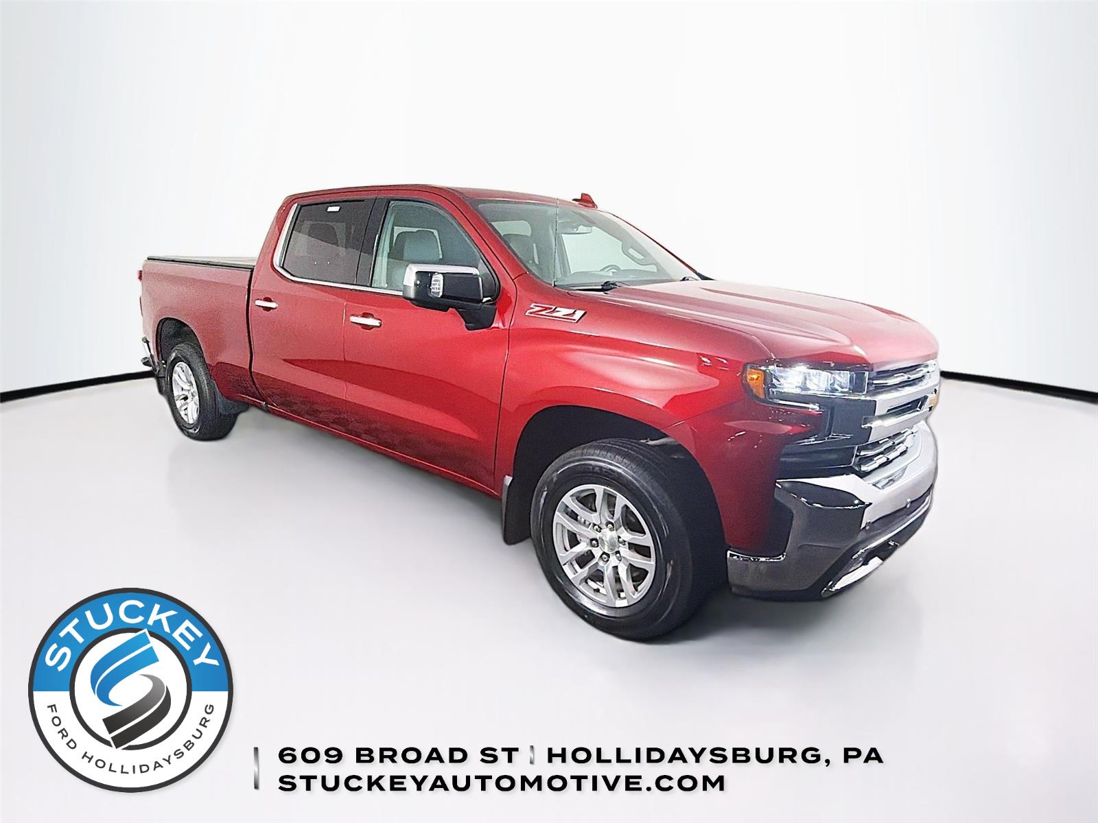 Cajun Red Tintcoat 2019 Chevrolet Silverado 1500 Pickup Truck Four-Wheel Drive 8-Speed Automatic