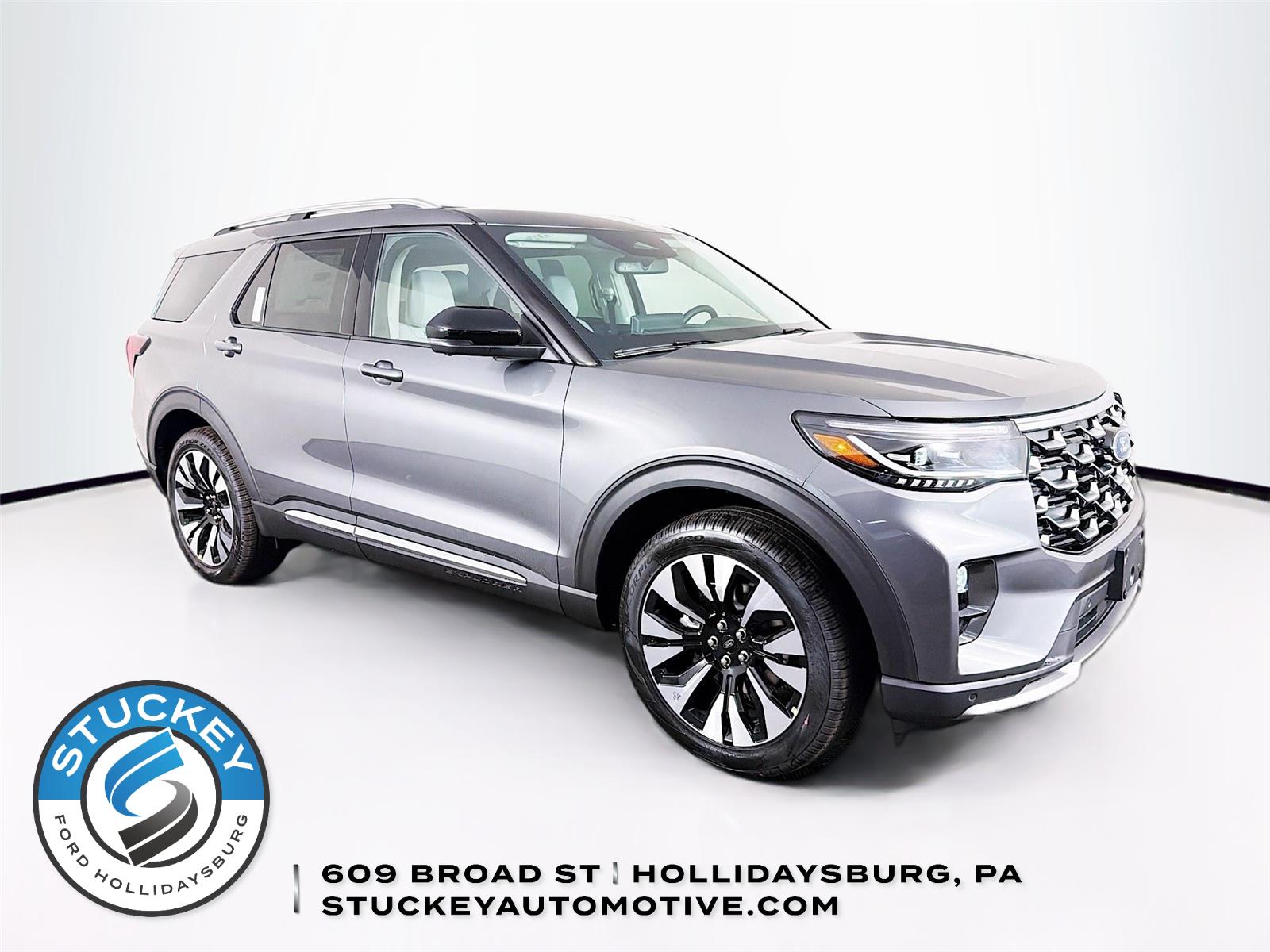 Carbonized Gray 2026 Ford Explorer SUV / Crossover All-Wheel Drive Automatic