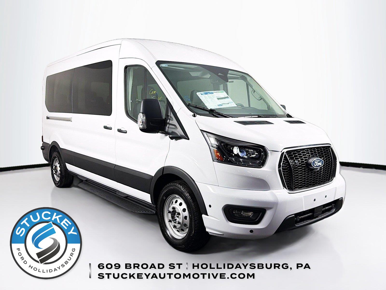 Oxford White 2026 Ford Transit Passenger Van All-Wheel Drive Automatic