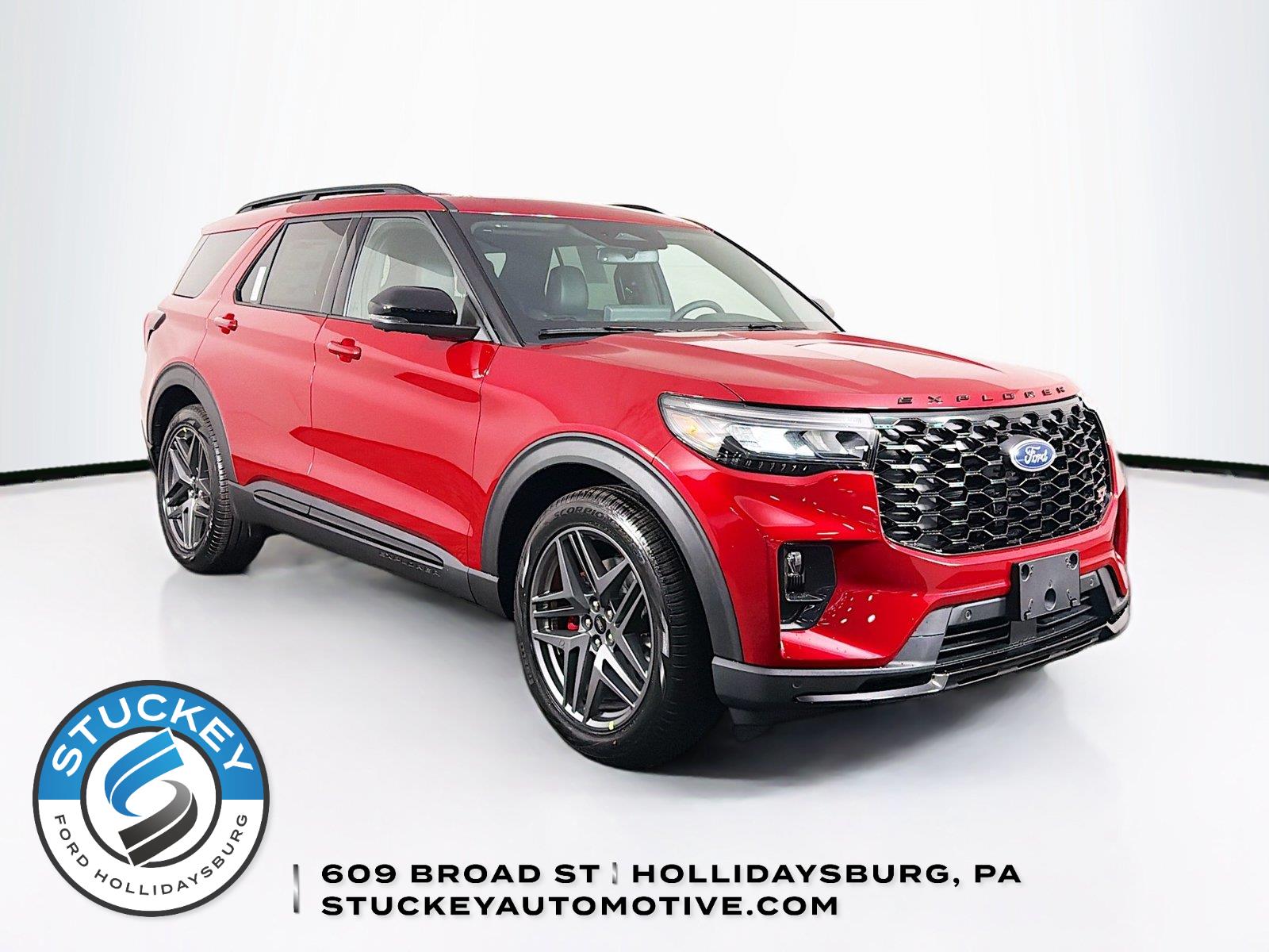 Rapid Red Metallic Tinted Clearcoat 2026 Ford Explorer SUV / Crossover All-Wheel Drive Automatic