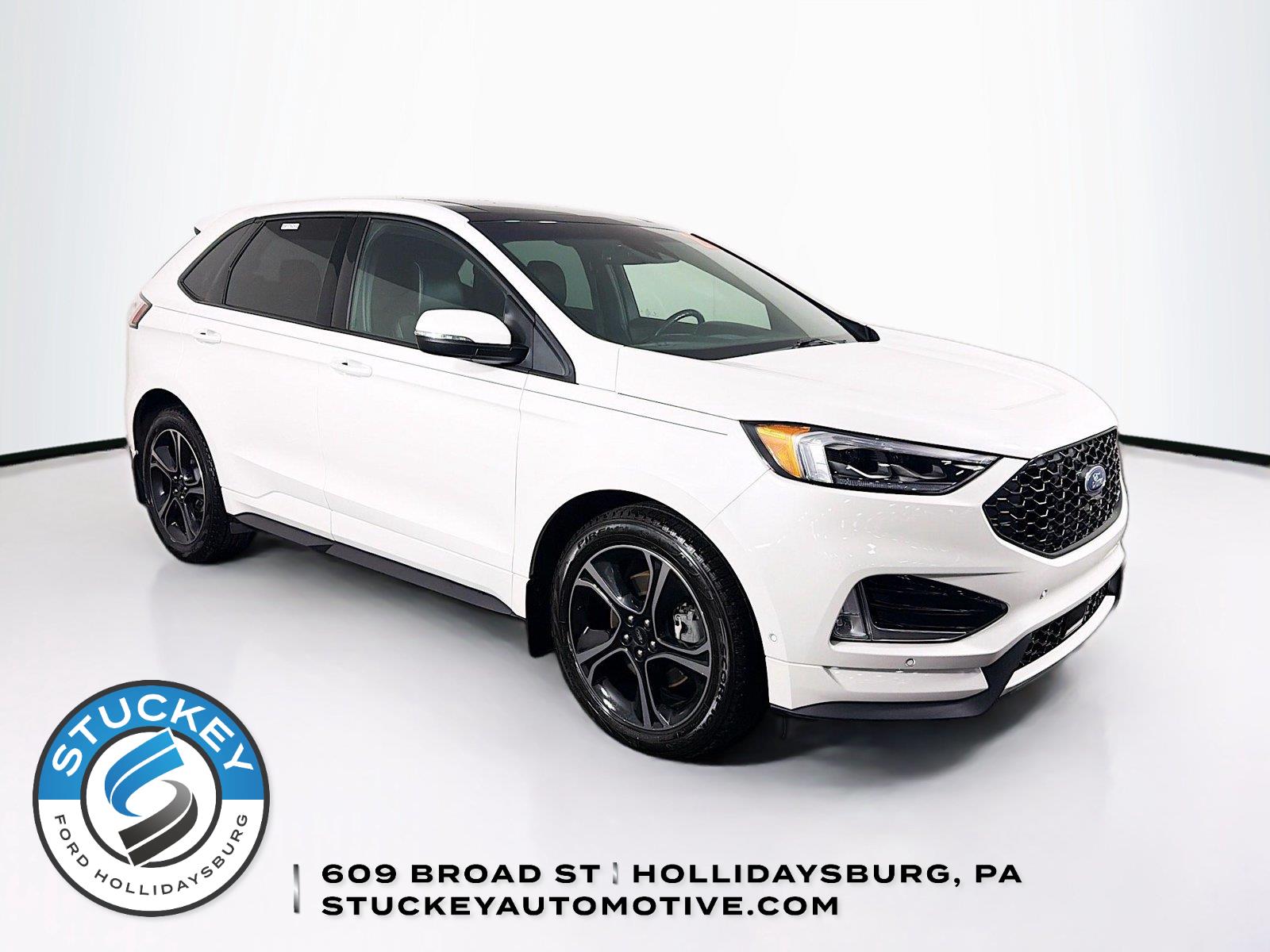 Star White Metallic Tri-Coat 2020 Ford Edge SUV / Crossover All-Wheel Drive 8-Speed Automatic
