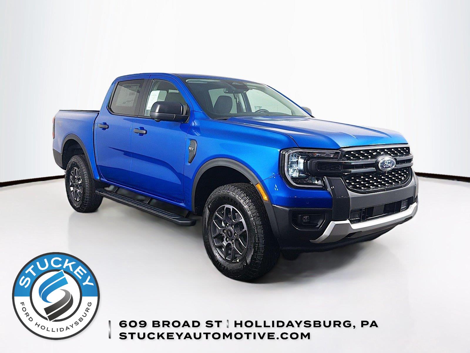 Velocity Blue 2026 Ford Ranger Pickup Truck Four-Wheel Drive Automatic