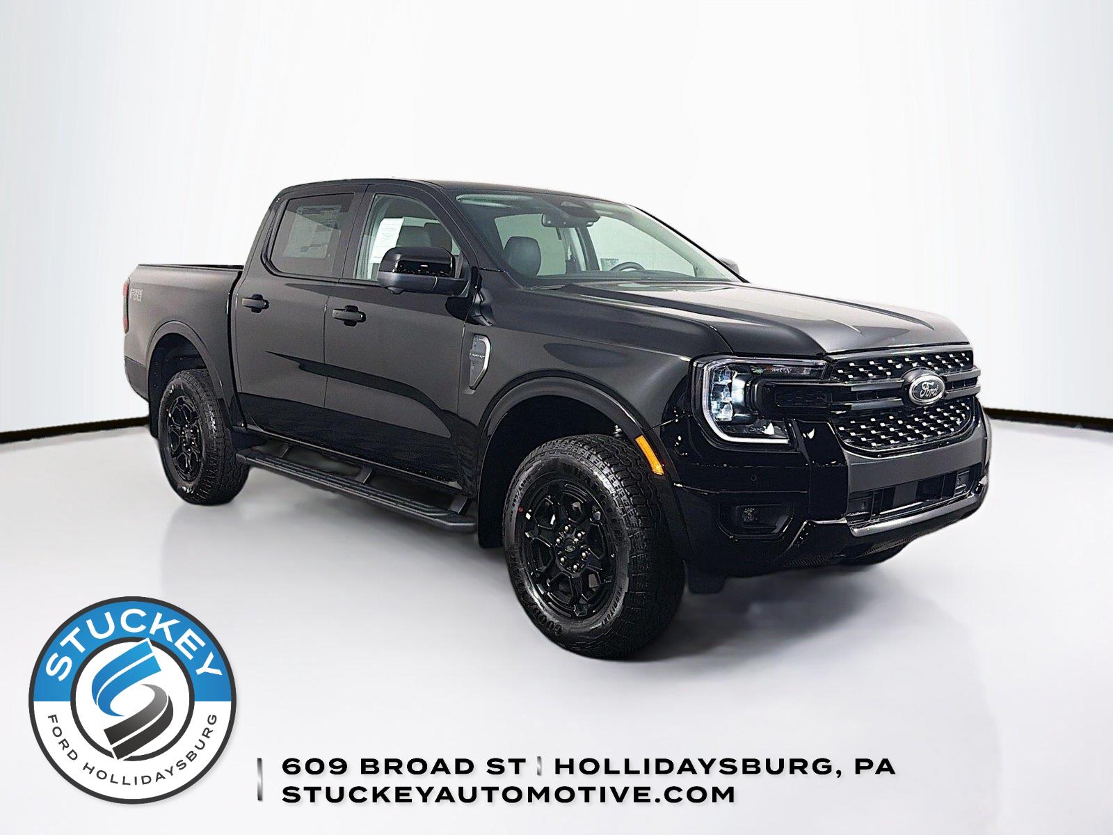 Shadow Black 2026 Ford Ranger Pickup Truck Four-Wheel Drive Automatic
