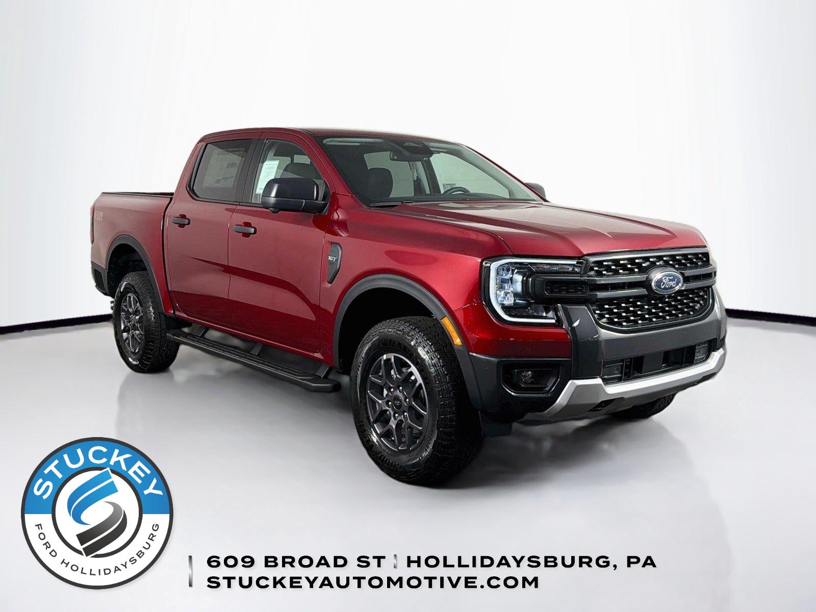 Ruby Red Metallic Tinted Clearcoat 2026 Ford Ranger Pickup Truck Four-Wheel Drive Automatic