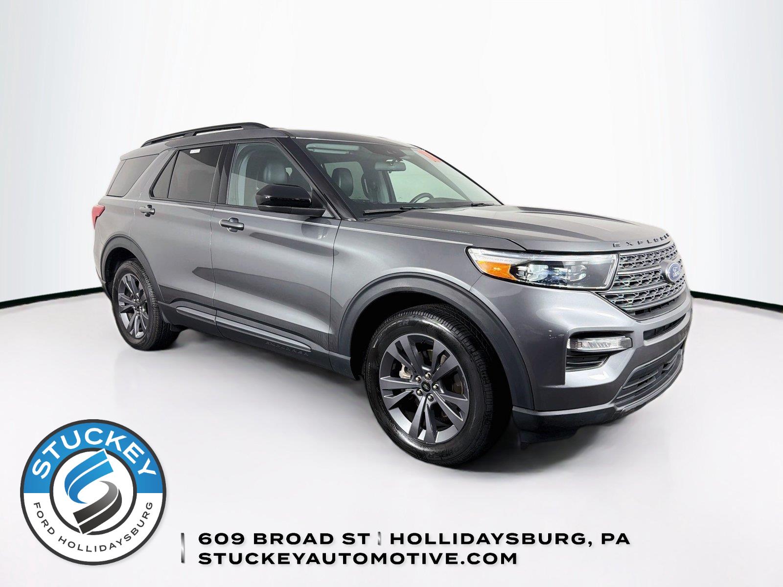 Carbonized Gray 2023 Ford Explorer SUV / Crossover All-Wheel Drive Automatic