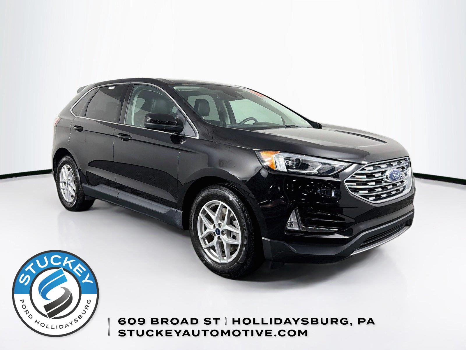 Agate Black 2021 Ford Edge SUV / Crossover All-Wheel Drive 8-Speed Automatic