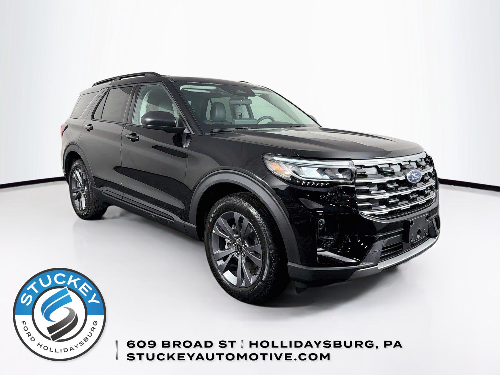 Agate Black 2026 Ford Explorer SUV / Crossover All-Wheel Drive Automatic