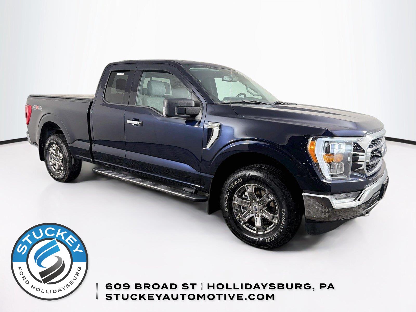 Antimatter Blue 2021 Ford F-150 Pickup Truck Four-Wheel Drive Automatic