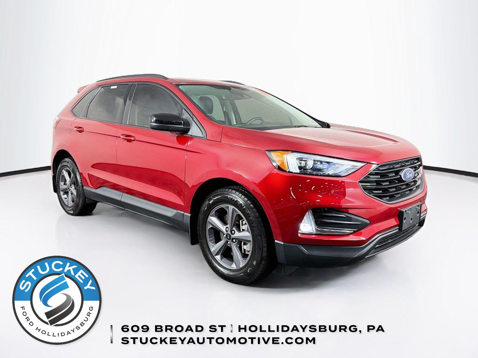 Rapid Red Metallic Tinted Clearcoat 2023 Ford Edge SUV / Crossover All-Wheel Drive 8-Speed Automatic