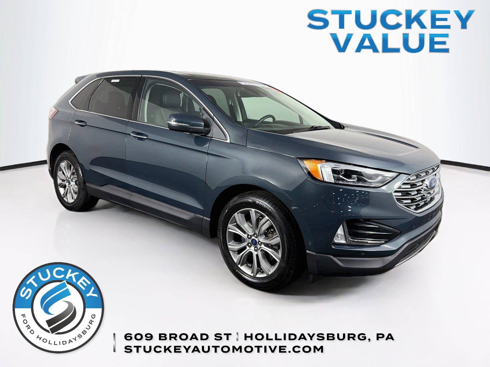 Baltic Sea Green 2019 Ford Edge SUV / Crossover All-Wheel Drive 8-Speed Automatic