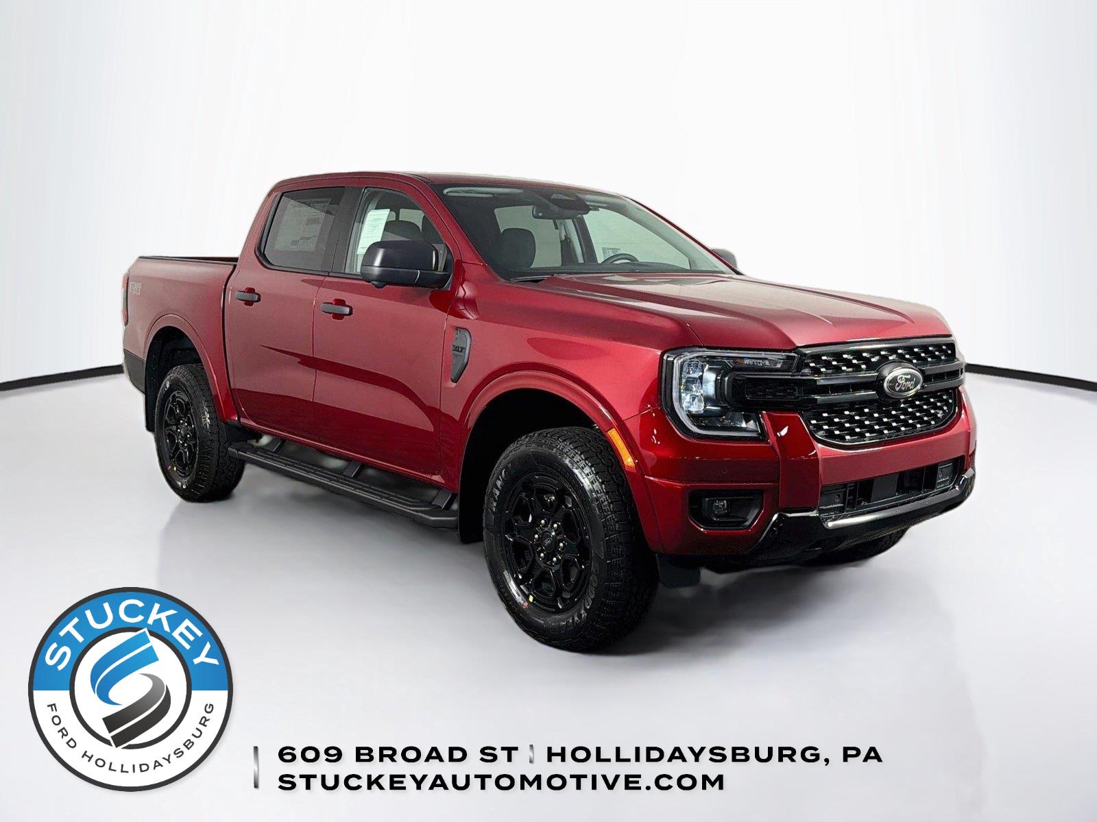 Ruby Red Metallic Tinted Clearcoat 2026 Ford Ranger Pickup Truck Four-Wheel Drive Automatic
